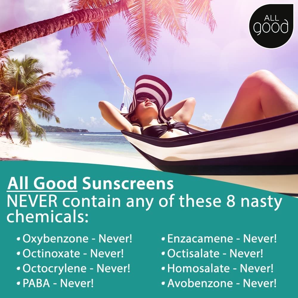 All Good SPF 15 Lip Balm & Facial Sunscreen Bundle - Calendula, Olive Oil, Beeswax, Vitamin E - Includes (1) SPF 15 Lip Balm 3-Pack, and (1) SPF 30 Facial Sunscreen
