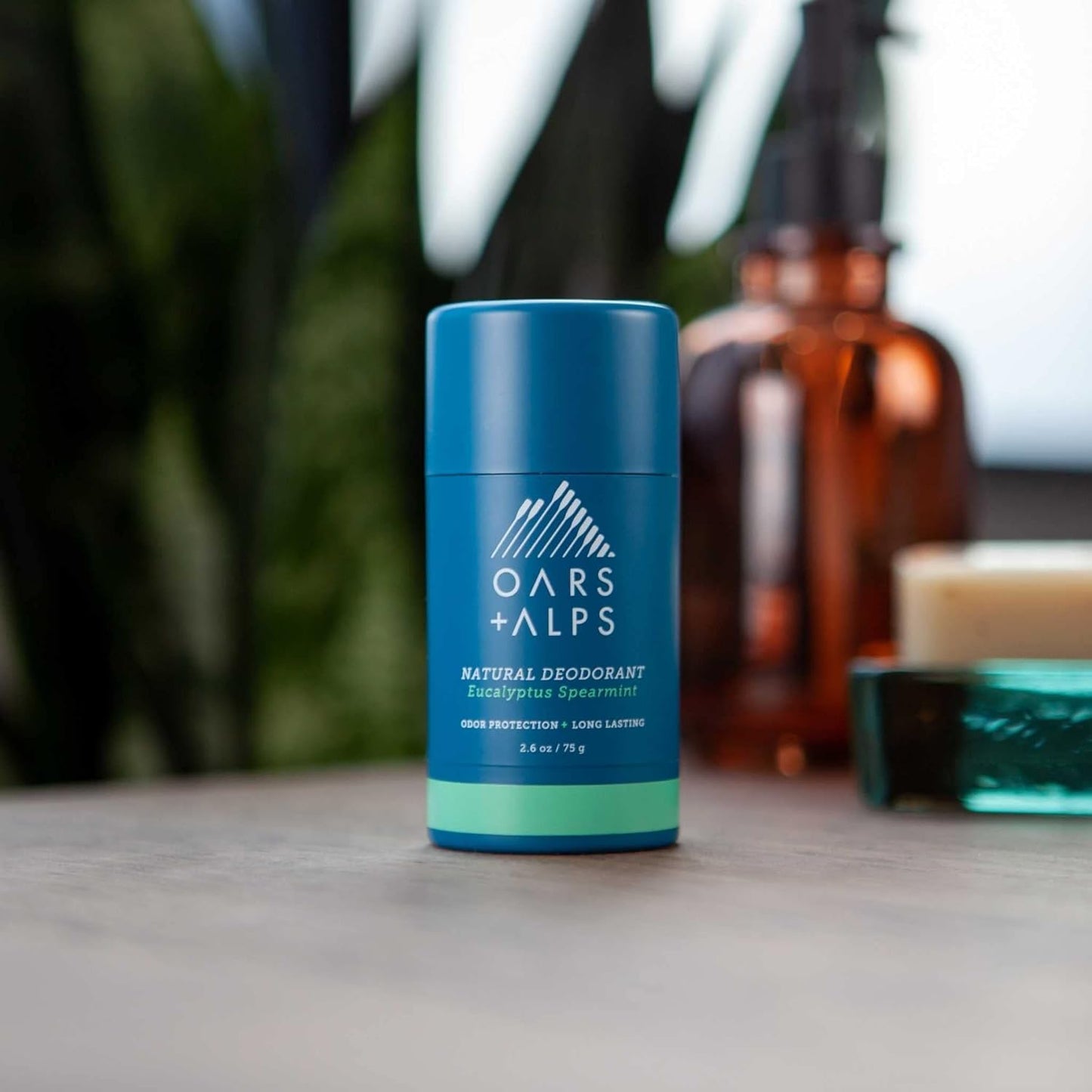 Oars + Alps Aluminum Free Deodorant for Men and Women, Dermatologist Tested and Made with Clean Ingredients, Travel Size, Eucalyptus Spearmint, 3 Pack, 2.6 Oz Each