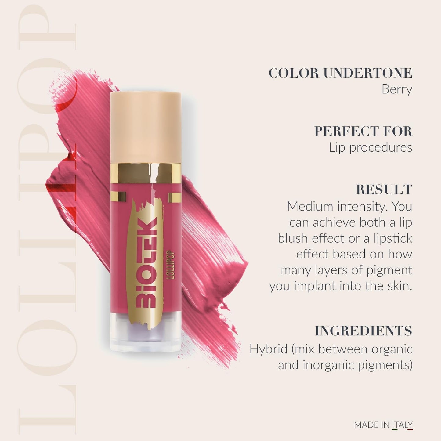 Biotek Kit Pigment Kit for Permanent Makeup - Made in Italy - More Than Ever