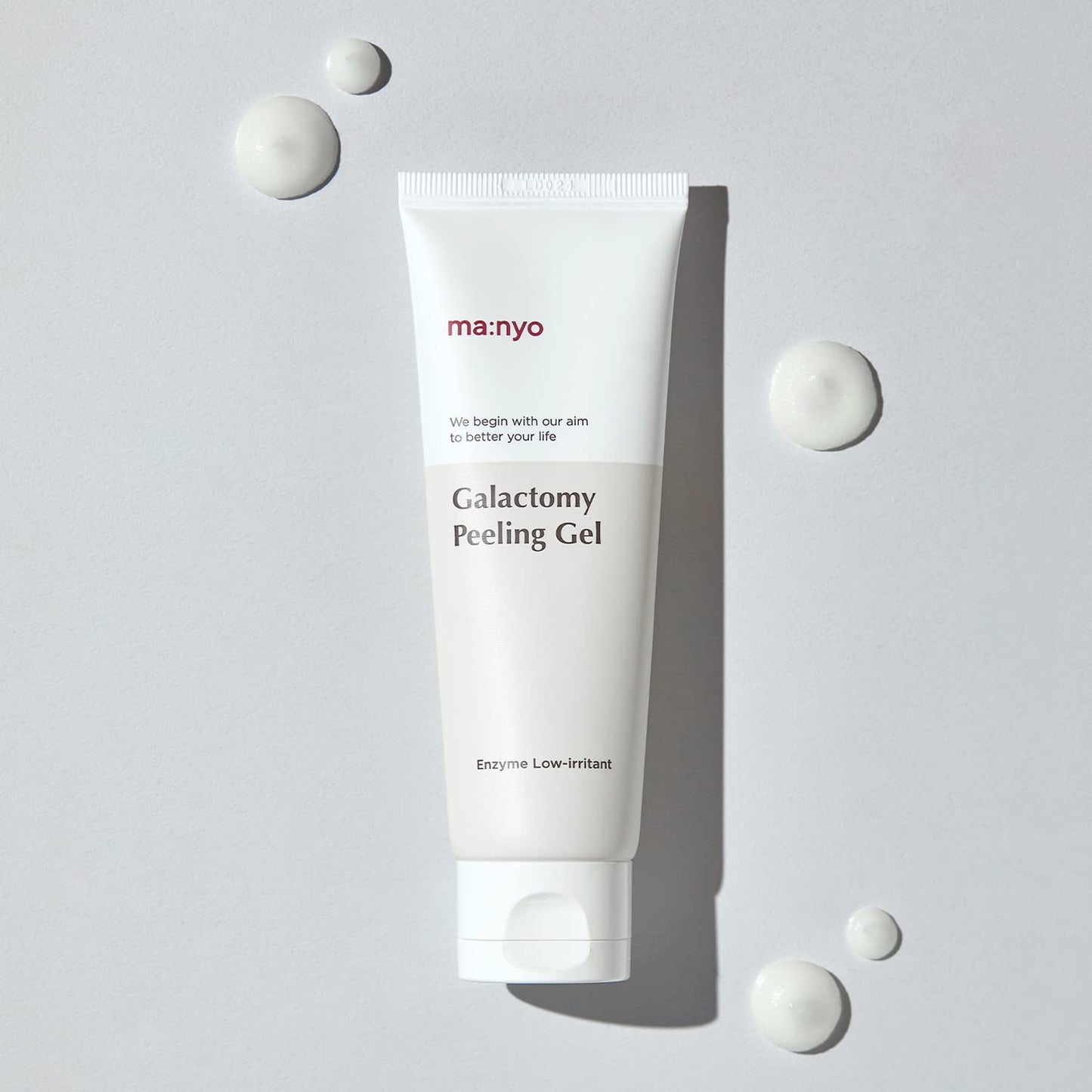 ma:nyo Galactomy Enzyme Peeling Gel | Gentle Exfoliator for Smooth & Radiant Skin | Removes Dead Skin & Impurities | Suitable for All Skin Types,Korean Skincare | 2.5fl oz (75ml)
