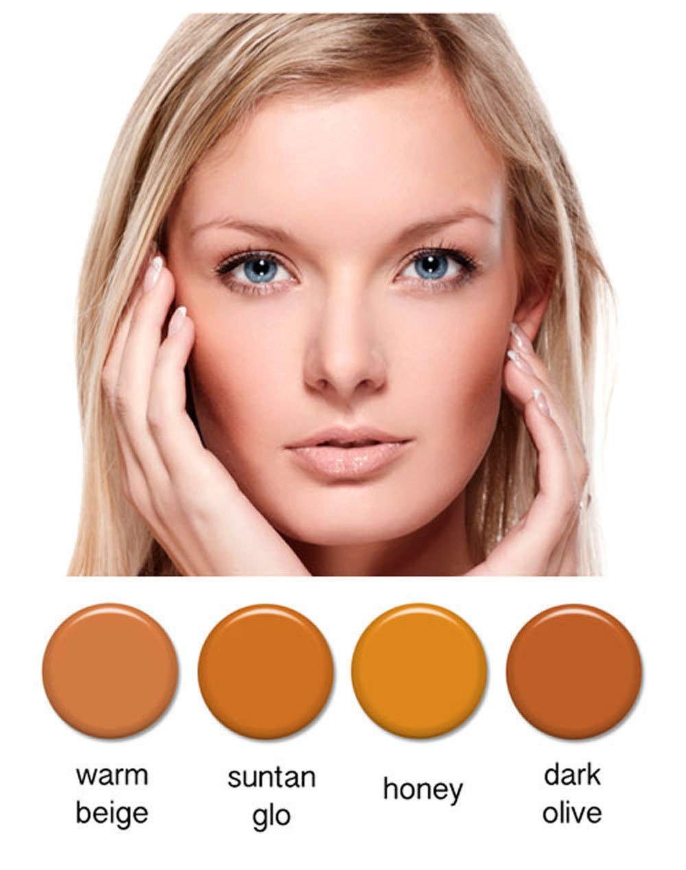 4pc MEDIUM complexion Professional Airbrush Cosmetic Makeup Set 1/2 oz bottles
