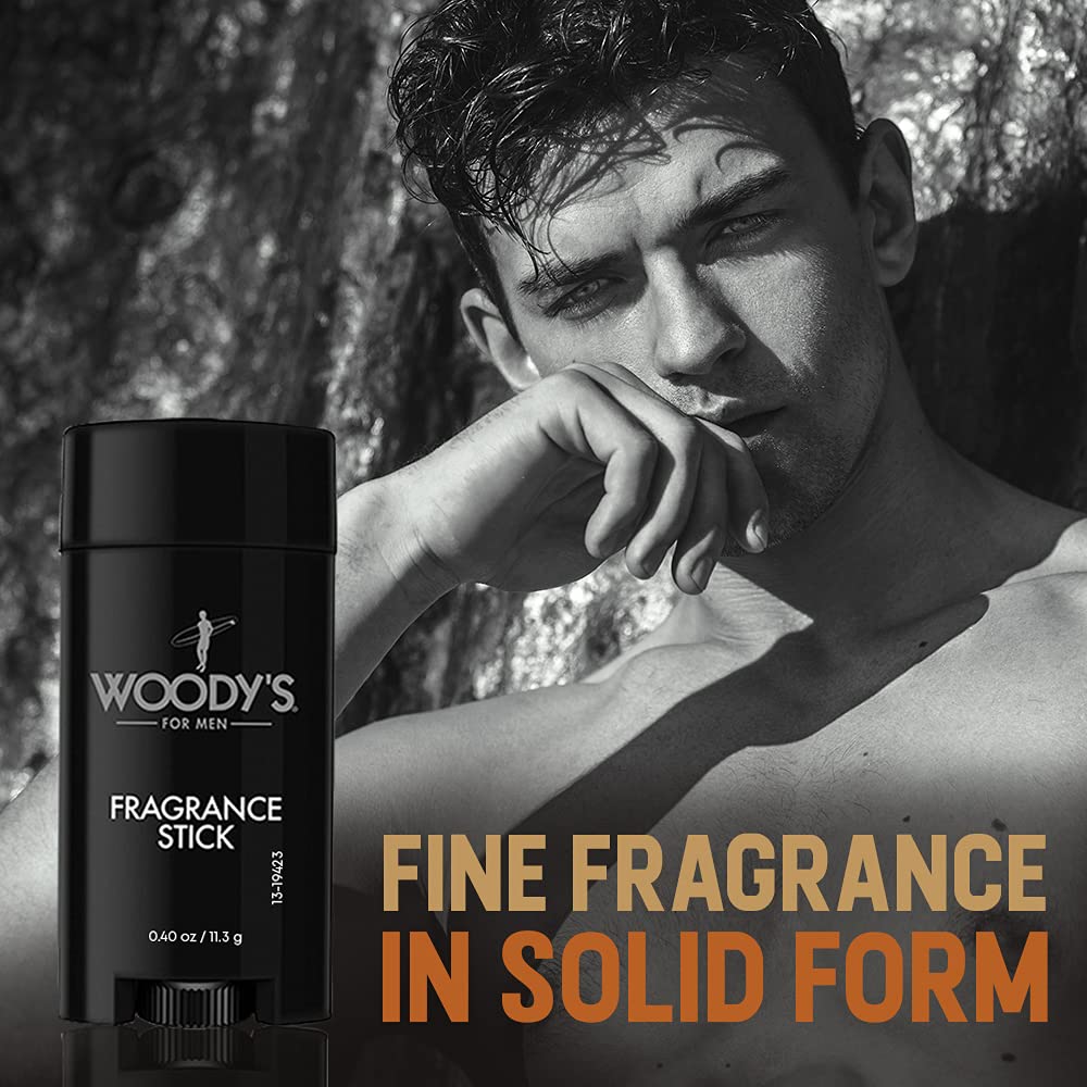 Woody's Fragrance Stick, Solid Perfume for Men, 0.5 Ounce, 1-Pack