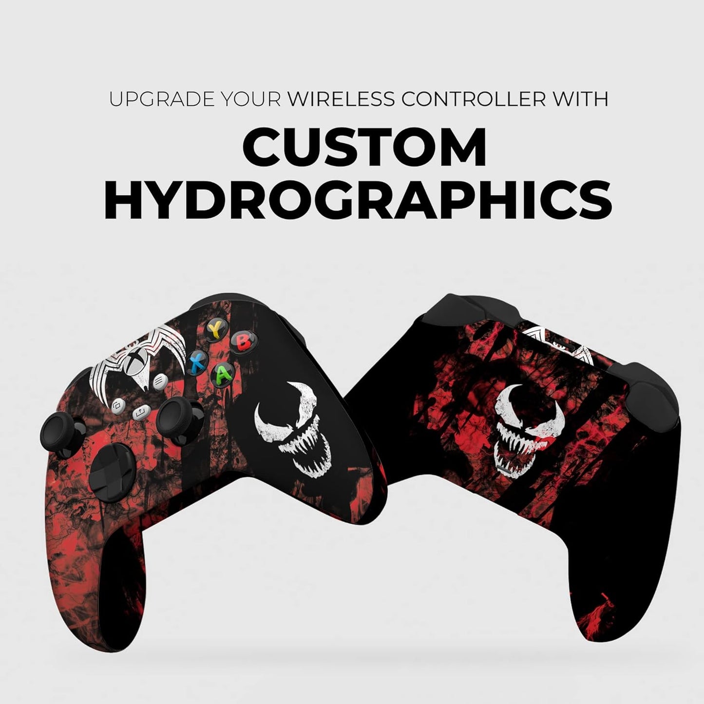 DreamController Carnagge Custom X-box Controller Wireless compatible with X-box One/Series X/S Proudly Customized in USA with Permanent HYDRO-DIP Printing(NOT JUST A SKIN) (MODDED)