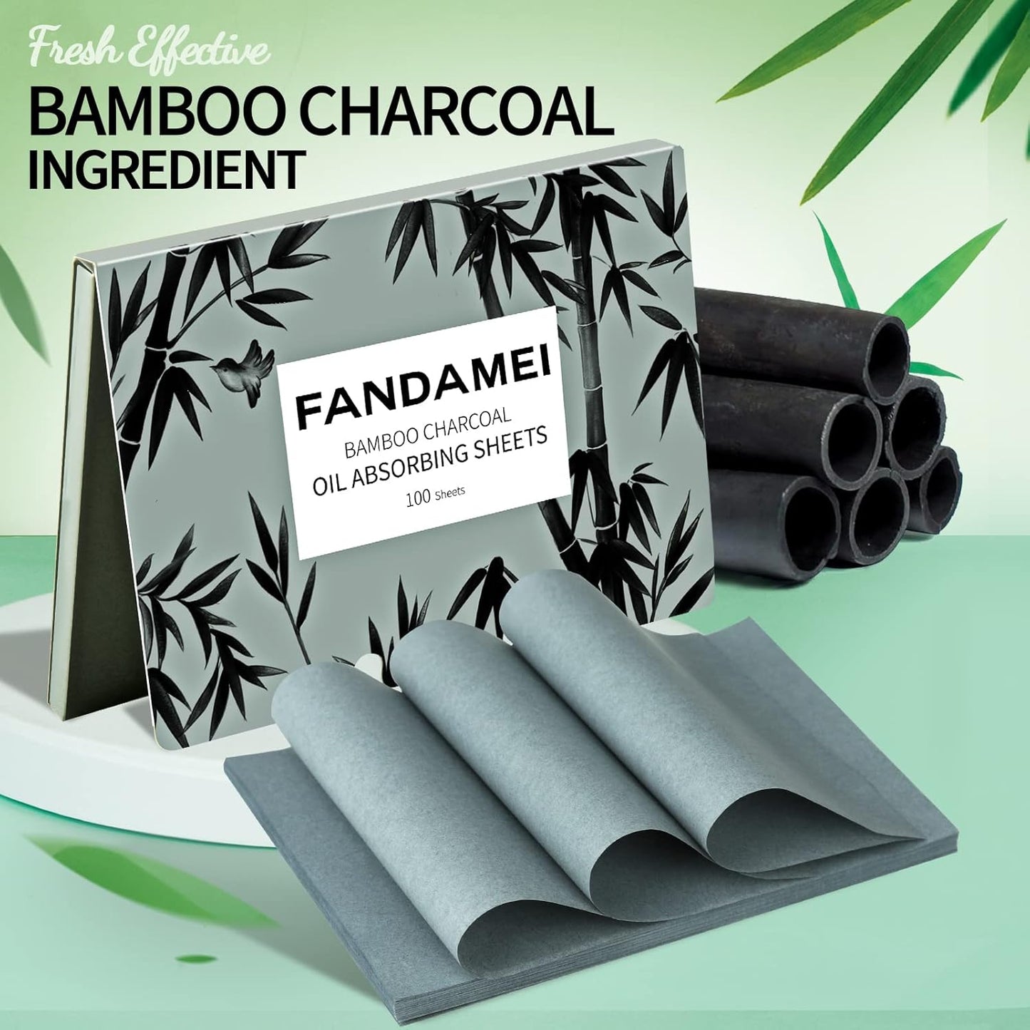 FANDAMEI Oil Blotting Sheets For Face, 200 Counts Oil Blotting Papers For Face, Blotting Paper for Oily Skin, Oil Control Film, Oil Absorbing Sheets For Face, Oil Absorbing Tissues