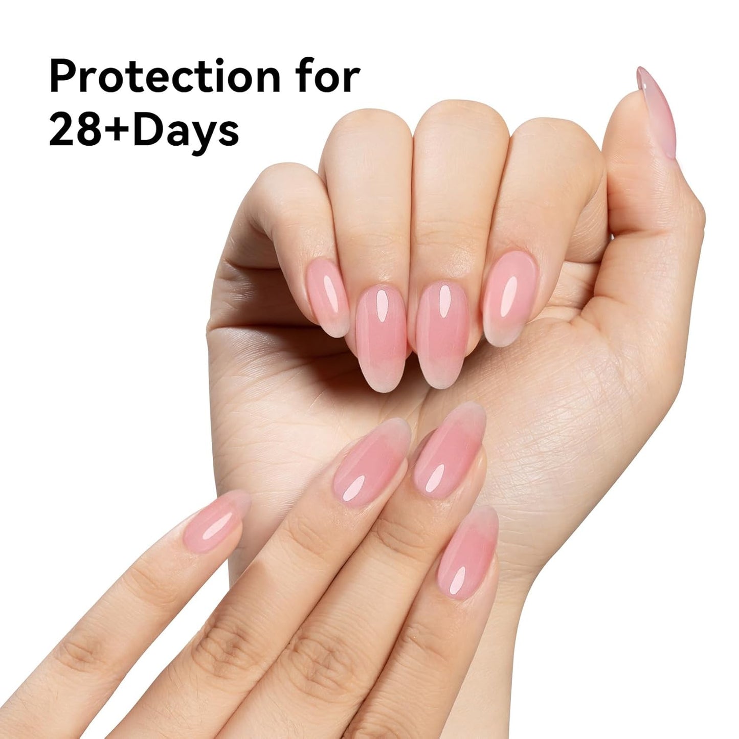 MAYCHAO Clearly Nude Builder Gel for Nails, 15ml Nail Strengthener in a Bottle, Nail Extension Hard Gel, Soak Off Long Lasting UV Light Cure