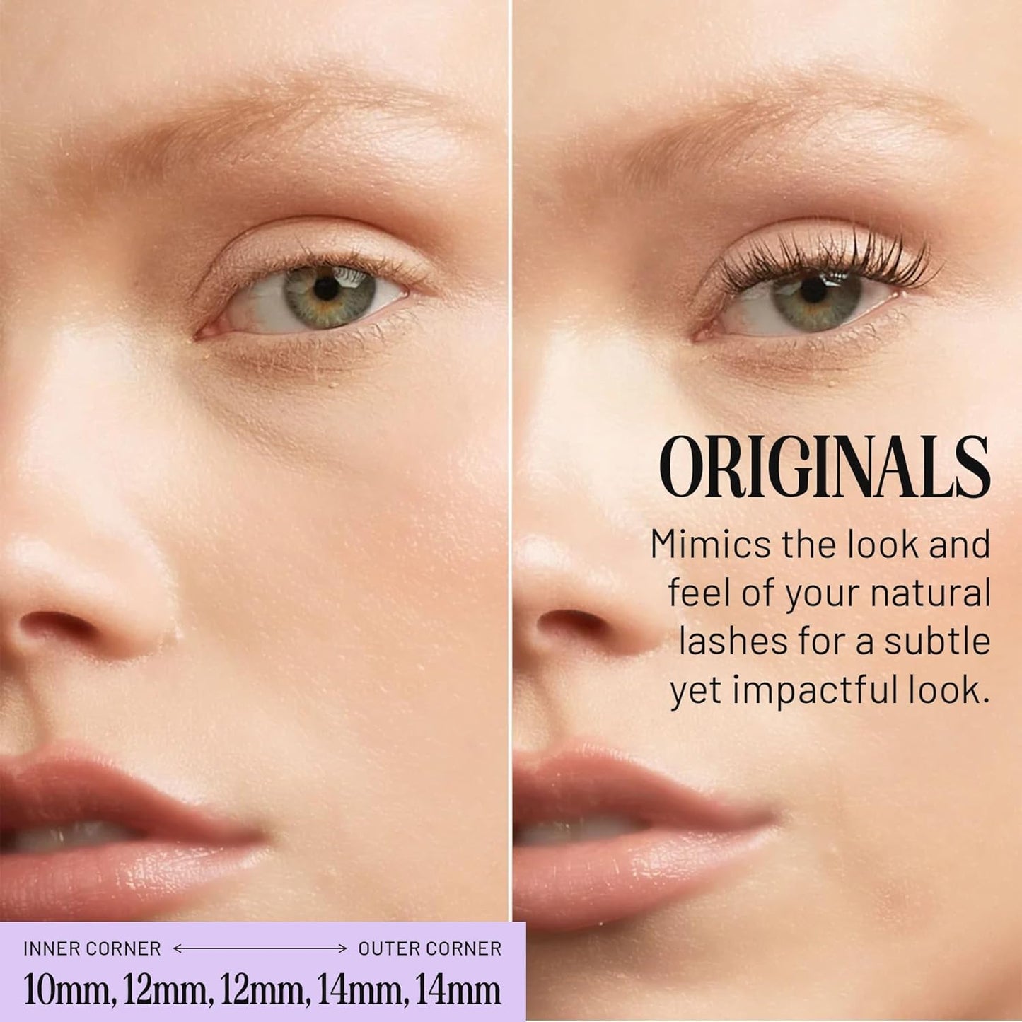 Lilac St - Originals Natural Faux Eyelash Clusters (10mm, 3 Pack) - Natural Look - DIY Lash Extension Wisps - Lightweight & Lifelike - Lasts 10 Days - Cruelty Free, Vegan, Women Founded - 30 Lashes