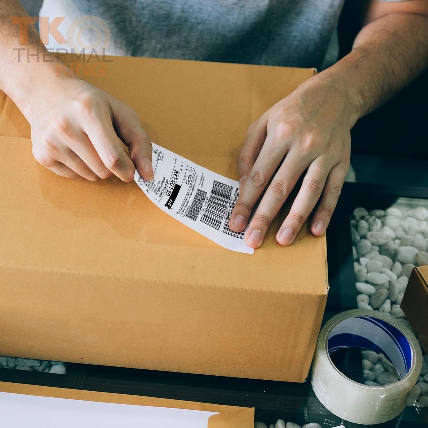 4" x 5" 100 Sheets Permanent Adhesive White Blank Shipping 400 Labels for Laser & Inkjet Printers (4 Labels/Sheet)