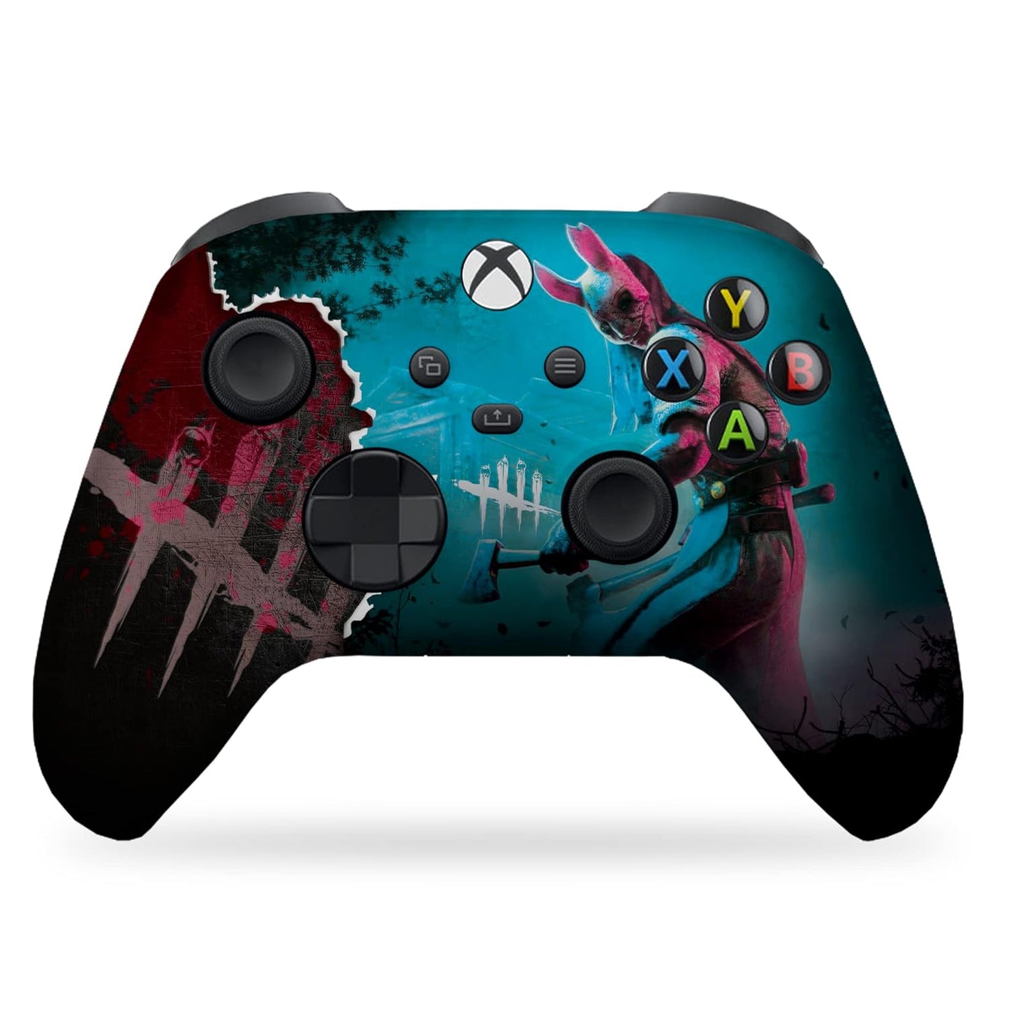 DreamController Dead By Daylighht Custom X-box Controller Wireless compatible with X-box One/Series X/S Proudly Customized in USA with Permanent HYDRO-DIP Printing (NOT JUST A SKIN).
