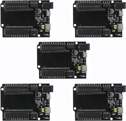5pcs ESP32 GPIO Breakout Board ESP32 ESP-32S Development Board 30Pin Type-C Micro USB Dual Interface ESP32 Expansion Shield