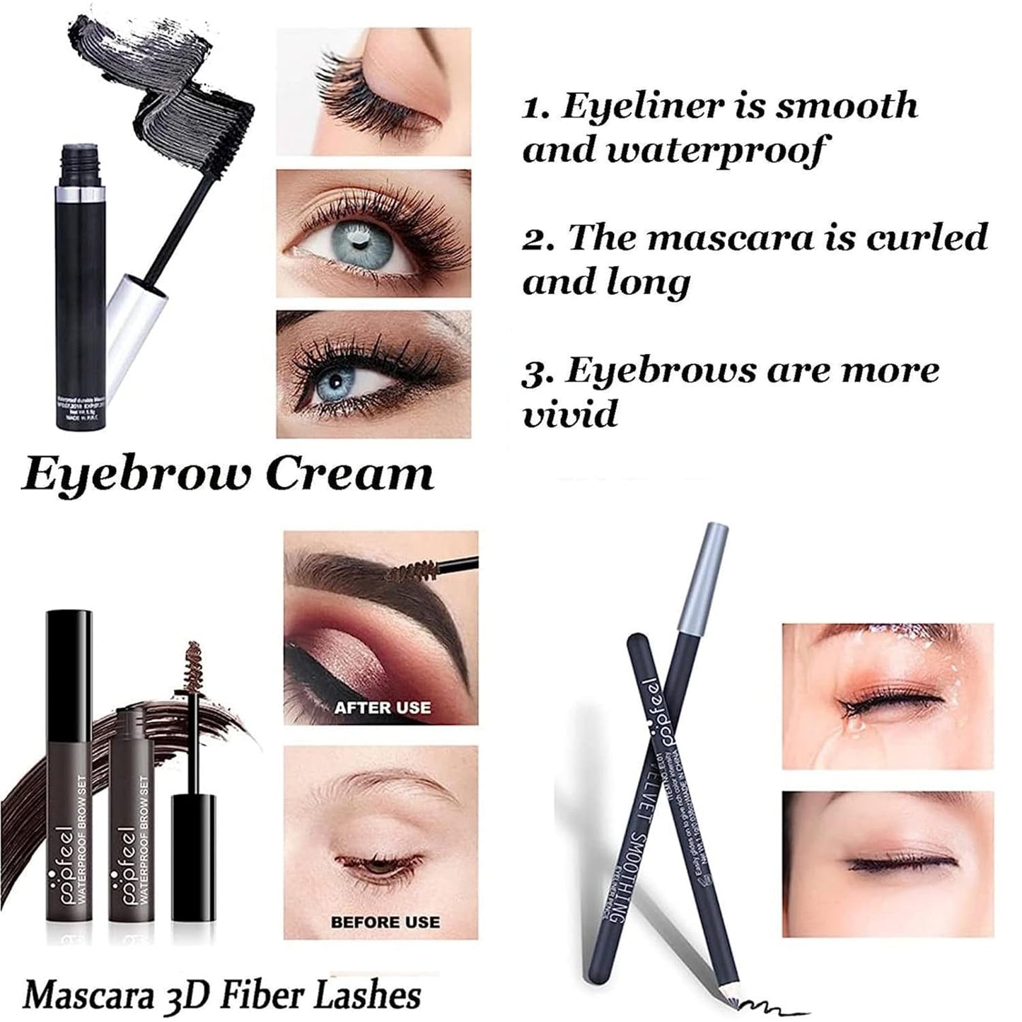MAEPEOR All In One Makeup Kit 24PCS Makeup Kit for Women Full Kit Multi-Purpose Makeup Set for Beginners or Pros (KIT003)
