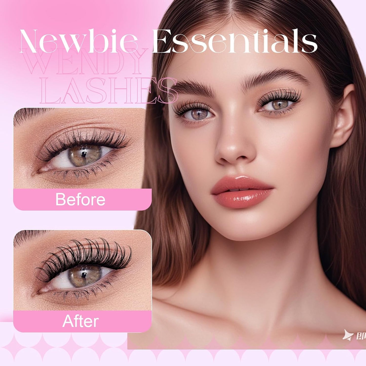 Nature Look DIY Lashes Individual Lashes Matte Black Cluster Eyelash Extensions Cluster Eyelashes,SLYW,9-12mm