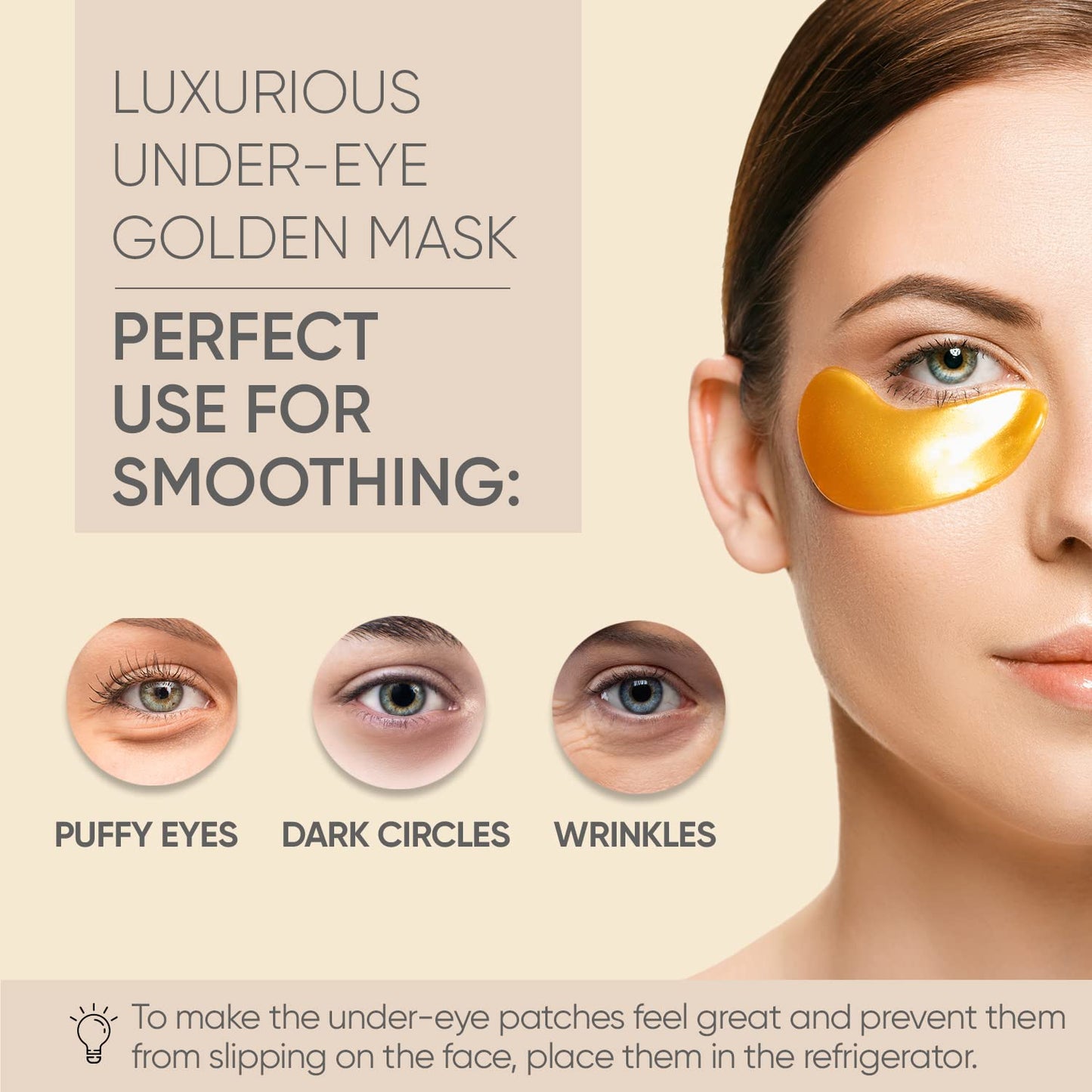 Celor Under Eye Patches for Puffy Eyes and Dark Circles - Eye Masks with Amino Acids & Collagen, Eye Care for Wrinkles - Birthday Gift for Women - Skincare Self Care - USA Tested (80 Pairs)