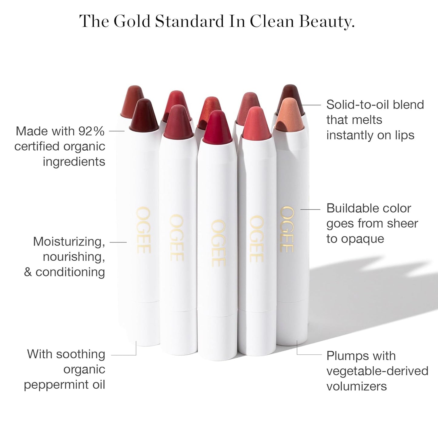 Ogee Tinted Sculpted Lip Oil, Linnea