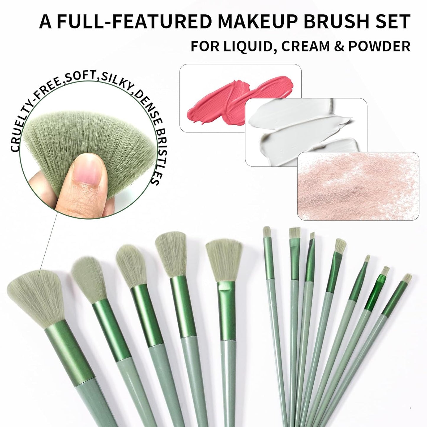 Makeup Set Kit for Women Full Kit, Makeup Present for Girl Women Teen, Matte Eyeshadow CC Cream Foundation Face Primer Brush Set Sponges, Lip Glosses Counter Stick Eyeliner