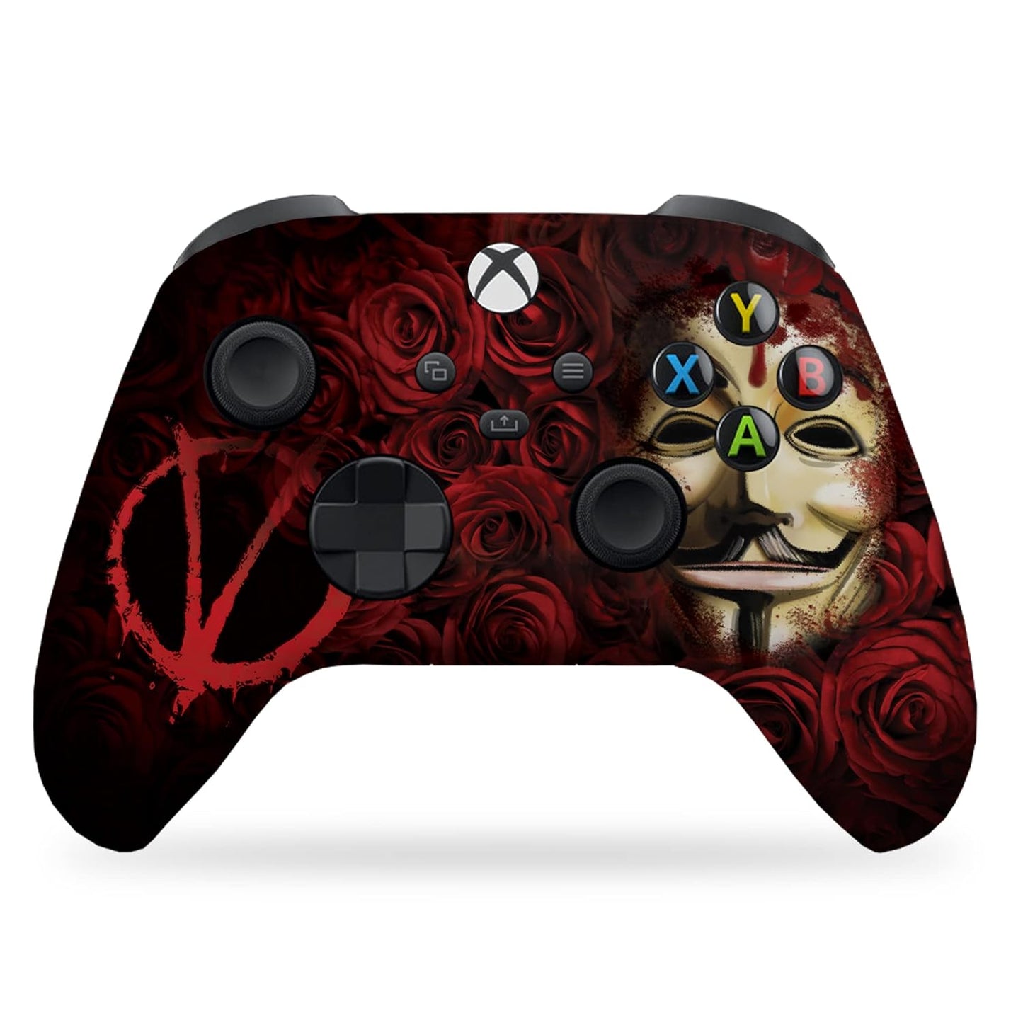 DreamController V For Venddeta Custom X-box Controller Wireless compatible with X-box One/Series X/S Proudly Customized in USA with Permanent HYDRO-DIP Printing(NOT JUST A SKIN) (MODDED)