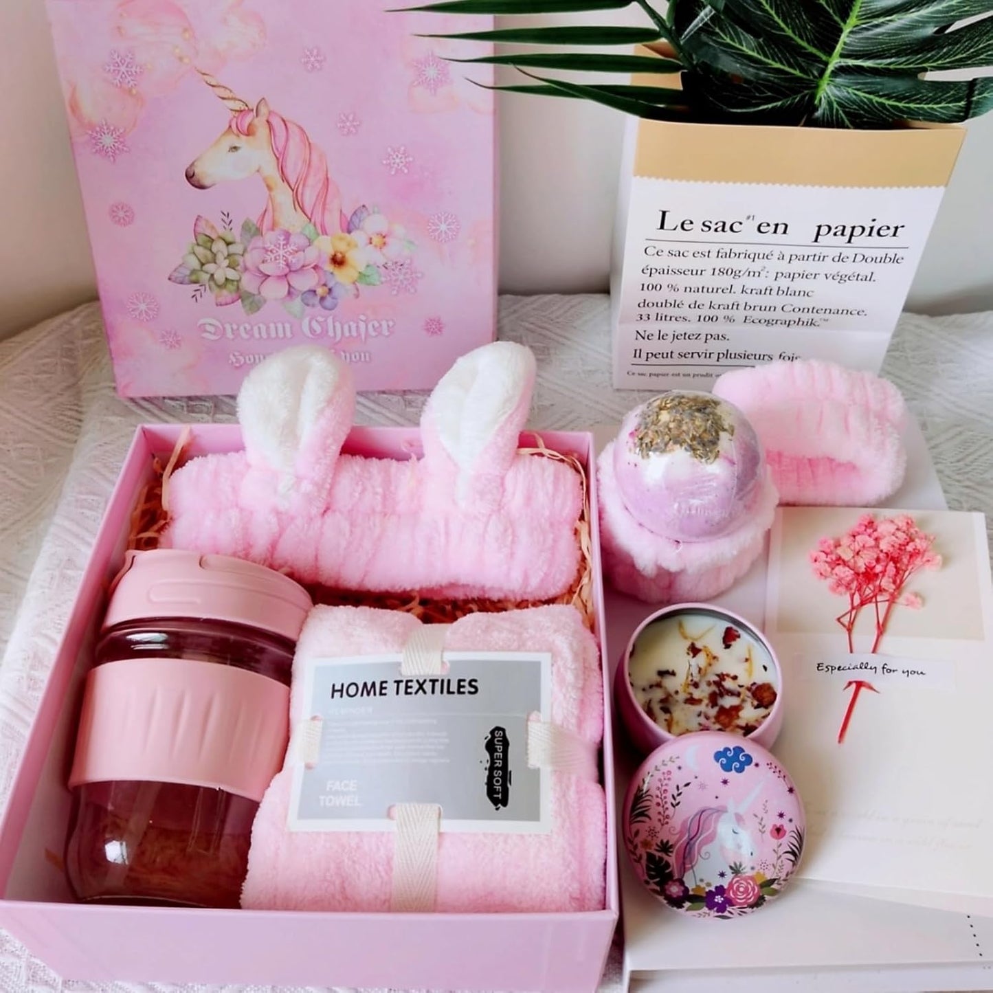 8PCS Pink