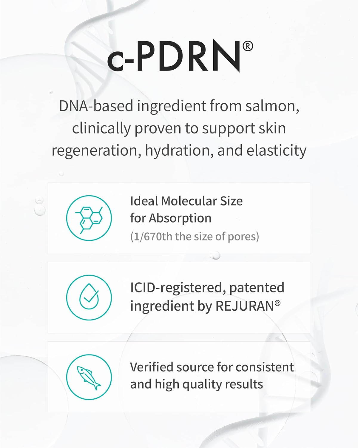 REJURAN® Skin Protection Mask, c-PDRN® – Hydrating and Soothing Facial Sheet Mask for Irritated, Stressed, Repairs & Restores Skin Barrier with Panthenol & Allantoin, Korean Skin Care. 5-Pack