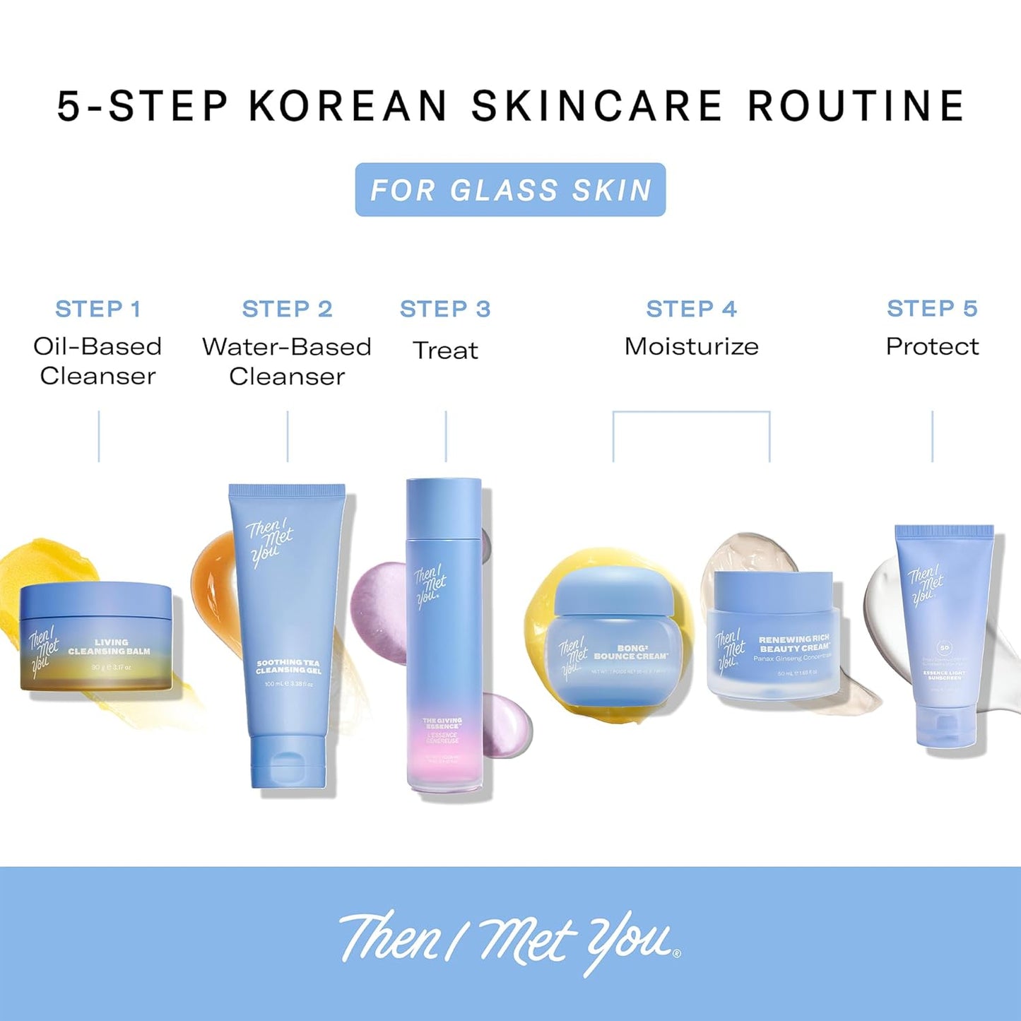 Then I Met You The Giving Essence, Hydrating and Brightening Face Treatment with Niacinamide & Fermented Ingredients, Vegan & Clean Skincare, 5.07 oz