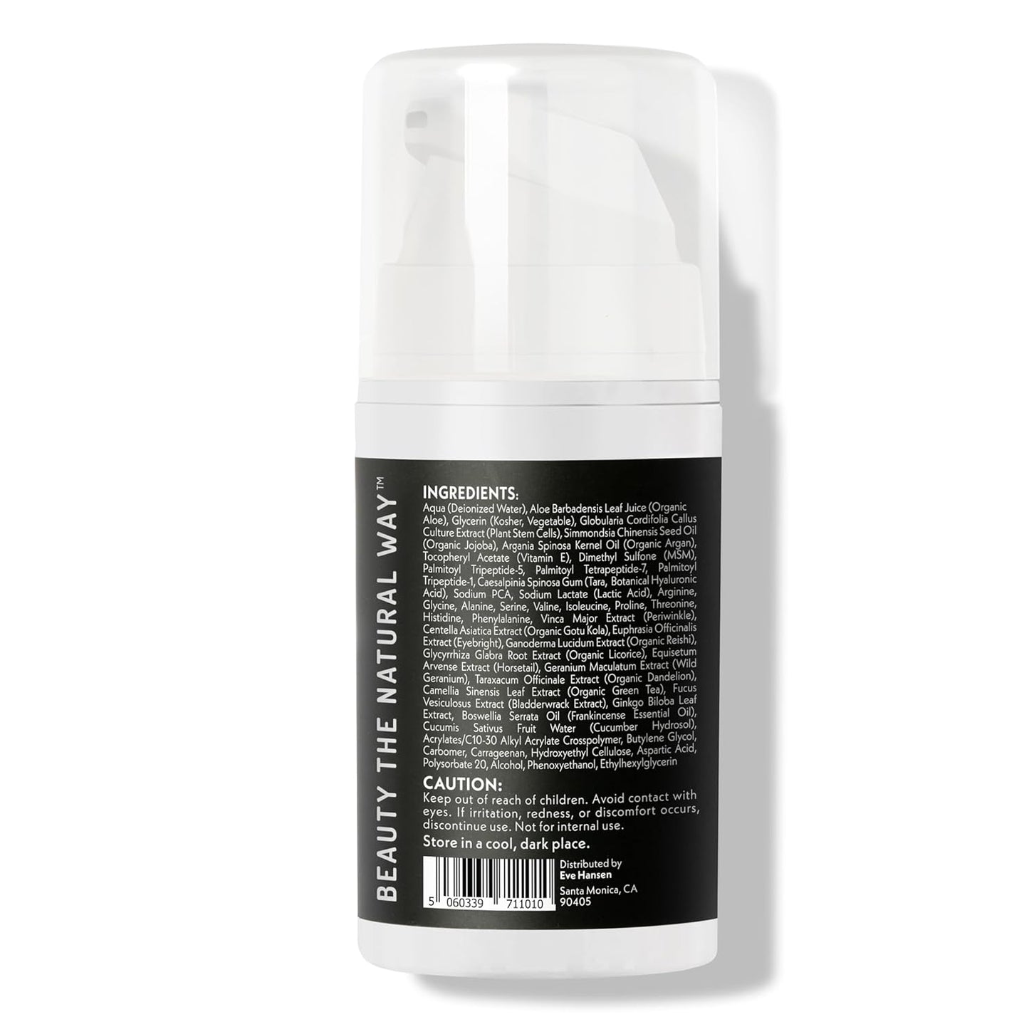 Eve Hansen Anti-Aging Eye Gel with Peptides | Under-Eye Cream With Plant Stem Cells, Hyaluronic Acid, Vitamin E | Cruelty-Free, Vegan, Made in USA .5 oz