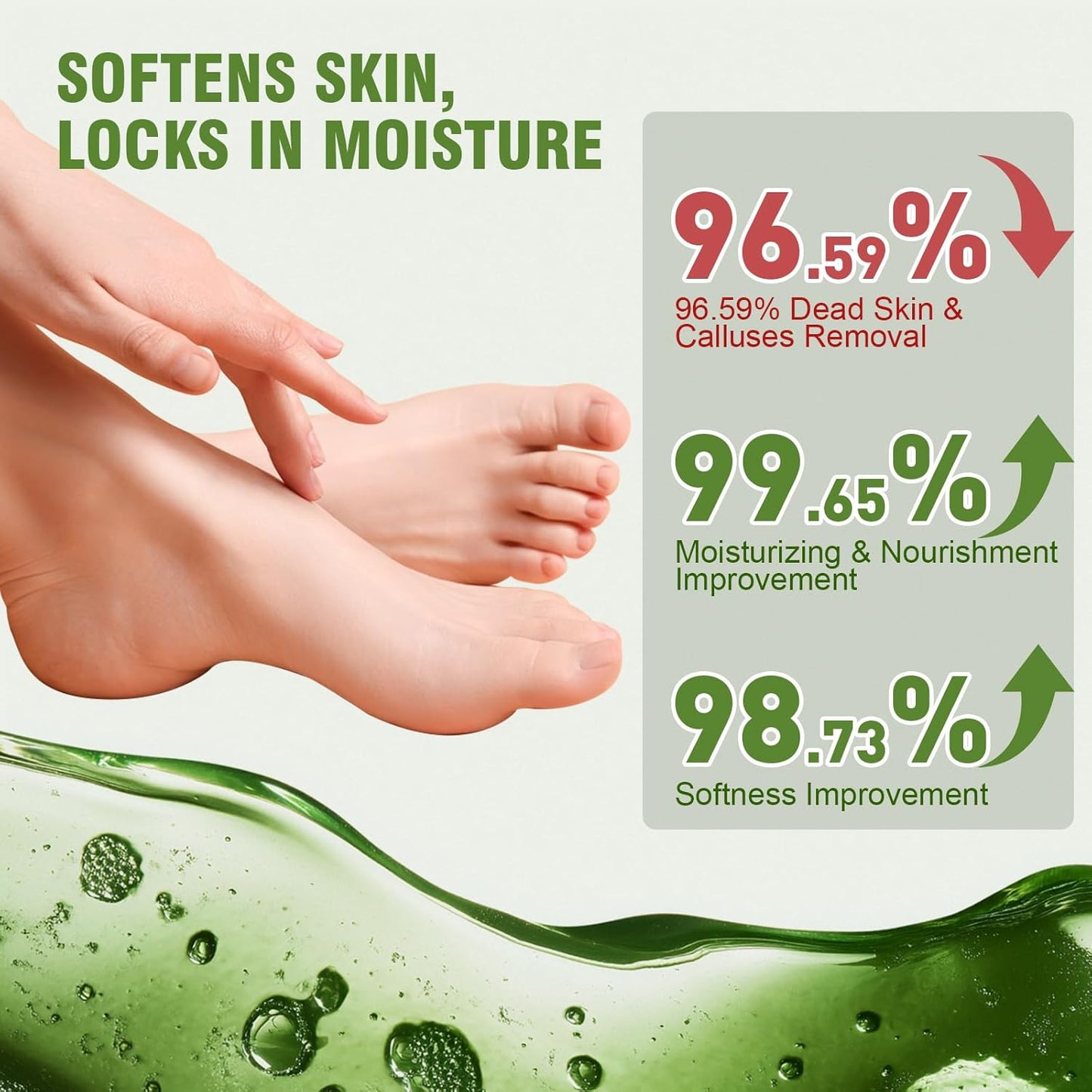 6 Pairs Moisturizing Foot Masks with Shea Butter, Jojoba Oil, Vitamin E & Urea, 6 Pairs Intensely Hydrating Foot Mask For Dry Cracked Feet, Moisturizing Socks for Cracked Heel Treatment