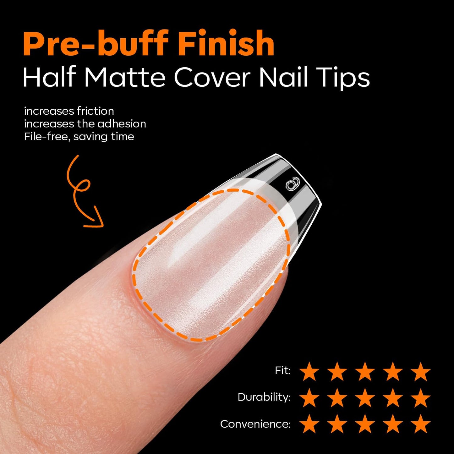 modelones Extra Short Coffin Nail Tips, Pre-shaped Soft Gel Tips Fake Nails False Acrylic Clear Full Cover Press on Extension Kit Gel Manicure DIY at Home 216PCS 12Sizes
