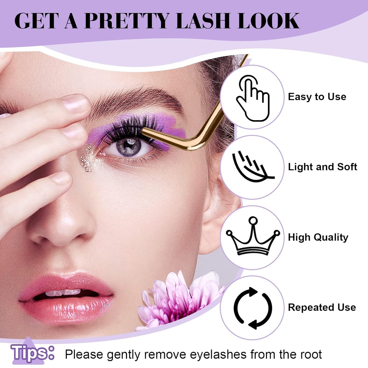 B&Qaugen Manga Lash Clusters DIY Individual Lashes 50D-D-10 300 PCS False Eyelash Cluster Manga Cluster 30D 40D 50D D Curl Eyelash Extensions at Home (50D-D-10)