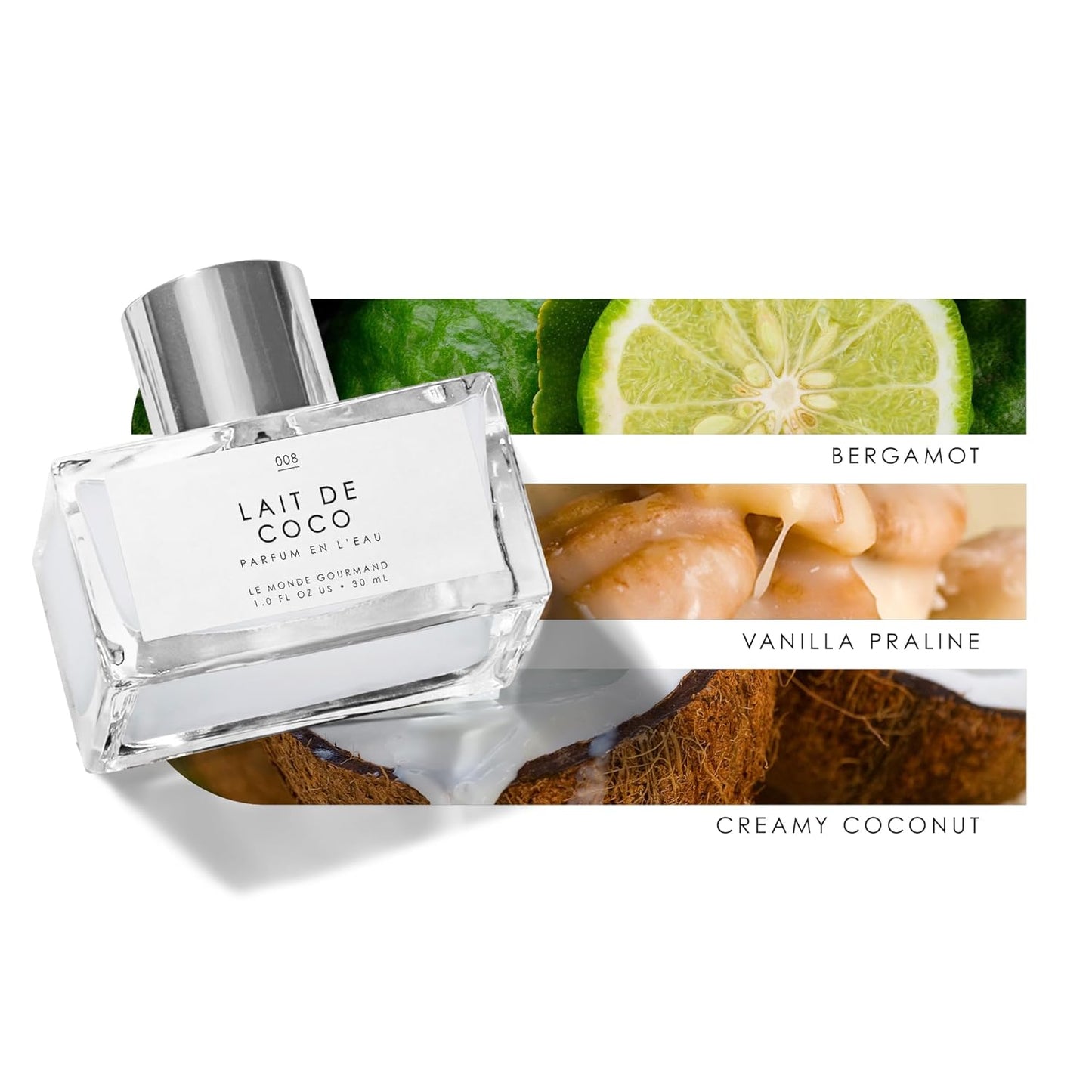 Le Monde Gourmand Le Jumbo Lait de Coco Eau de Parfum - 2.5 fl oz (75 ml) - Coconut, Vanilla, Bergamot Perfume Notes