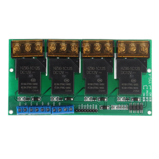 30A 4 Channel Relay Module Expansion Board for DSP AVR ARM (12VDC)