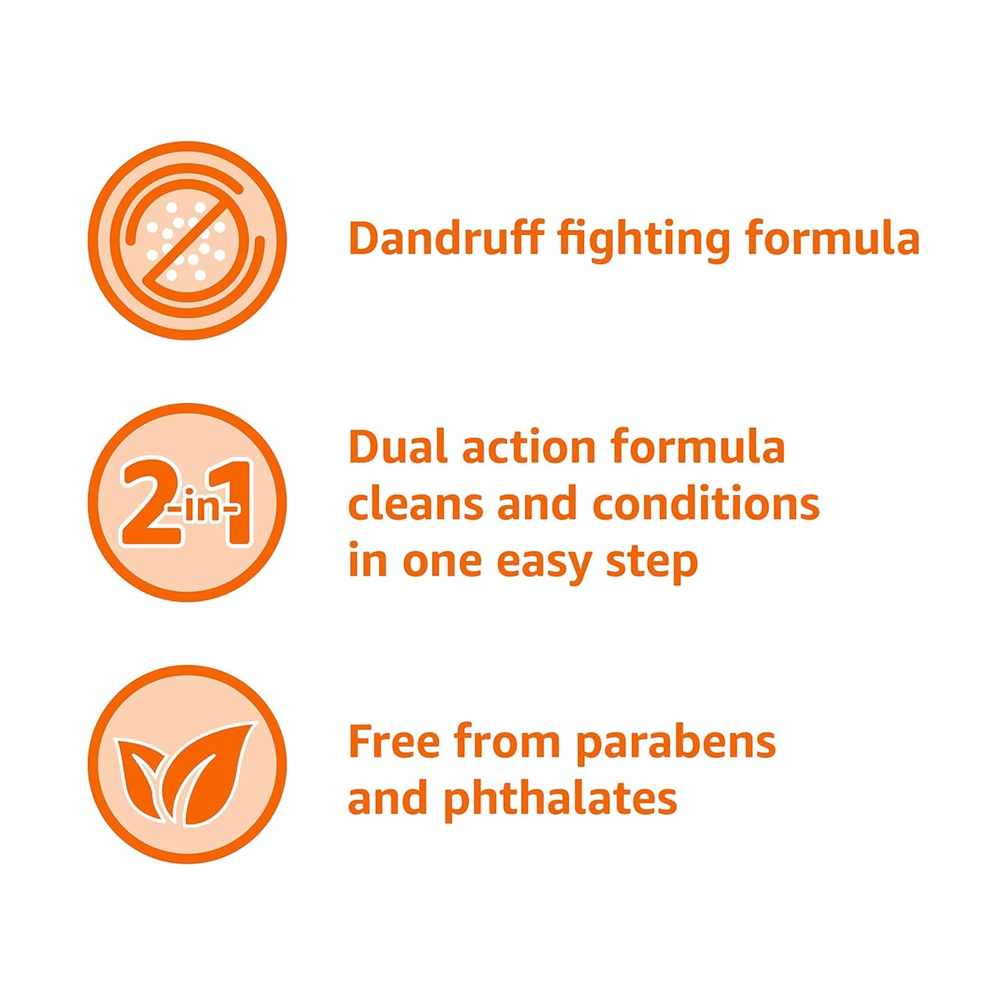Amazon Basics 2-in-1 Dandruff Shampoo and Conditioner for Men, Smooth Spice Scent, 14.2 Fluid Ounces, 1-Pack (Previously Solimo)