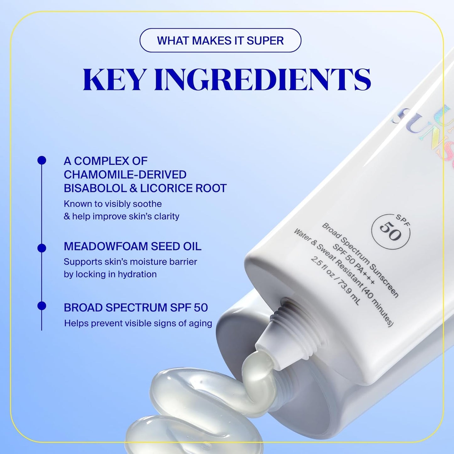 Supergoop! Unseen Sunscreen SPF 50 Invisible Sun Protection for Face - Broad Spectrum Face Sunscreen + Makeup-Gripping Primer - Weightless, Scentless, Oil Free - For All Skin Types - 2.5 fl oz