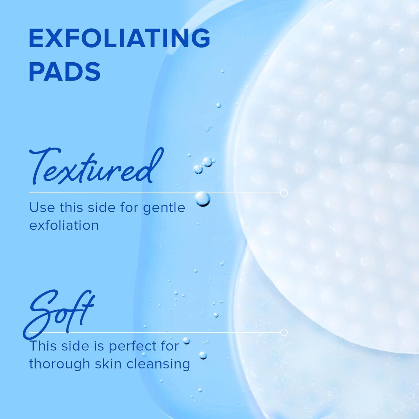 MAREE Glycolic Acid Pads - Toner Pads for Face Cleansing - Exfoliating Pad with Tea Tree Oil, Salicylic Acid & Vitamins E, B3, B5 - Acne Clearing, Skin Pore Resurfacing & Radiance Device - 50 Count