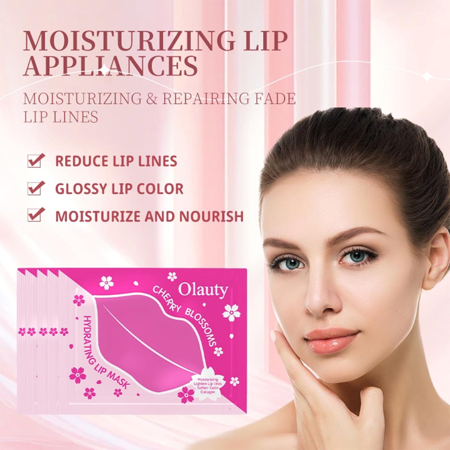 Eakroo 30 Pairs Lip Mask & Under Eye Mask, Crystal Collagen Eye Patches for Puffy Eyes, Effectively Nourishes the Lip & Eye Skin, Reducing Fine Lines & Dark Circle, Make Skin Smooth and Firm