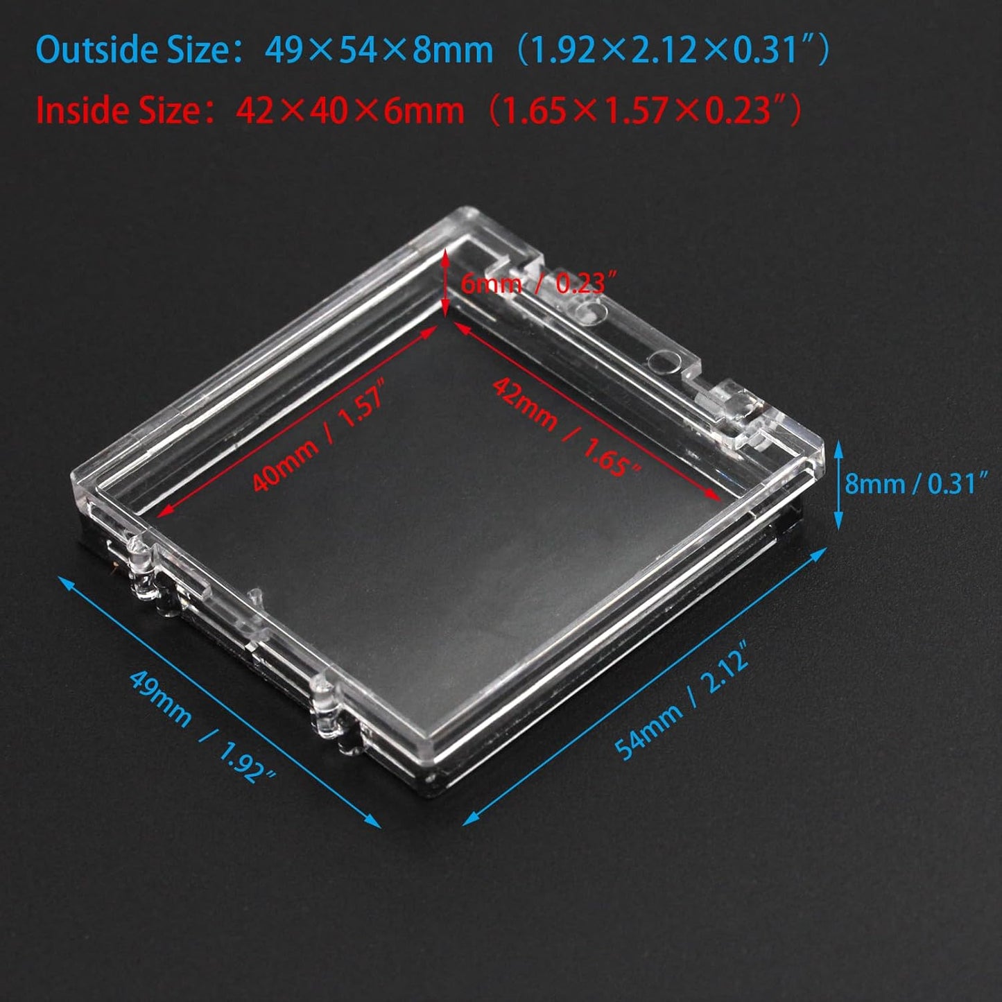 Button Switch Cover, 55mm Dustproof Button Switch Cover Protector with Double-Sided Tape for PC, Computer, Desktop, Industrial Power Switches & Control Panels Square