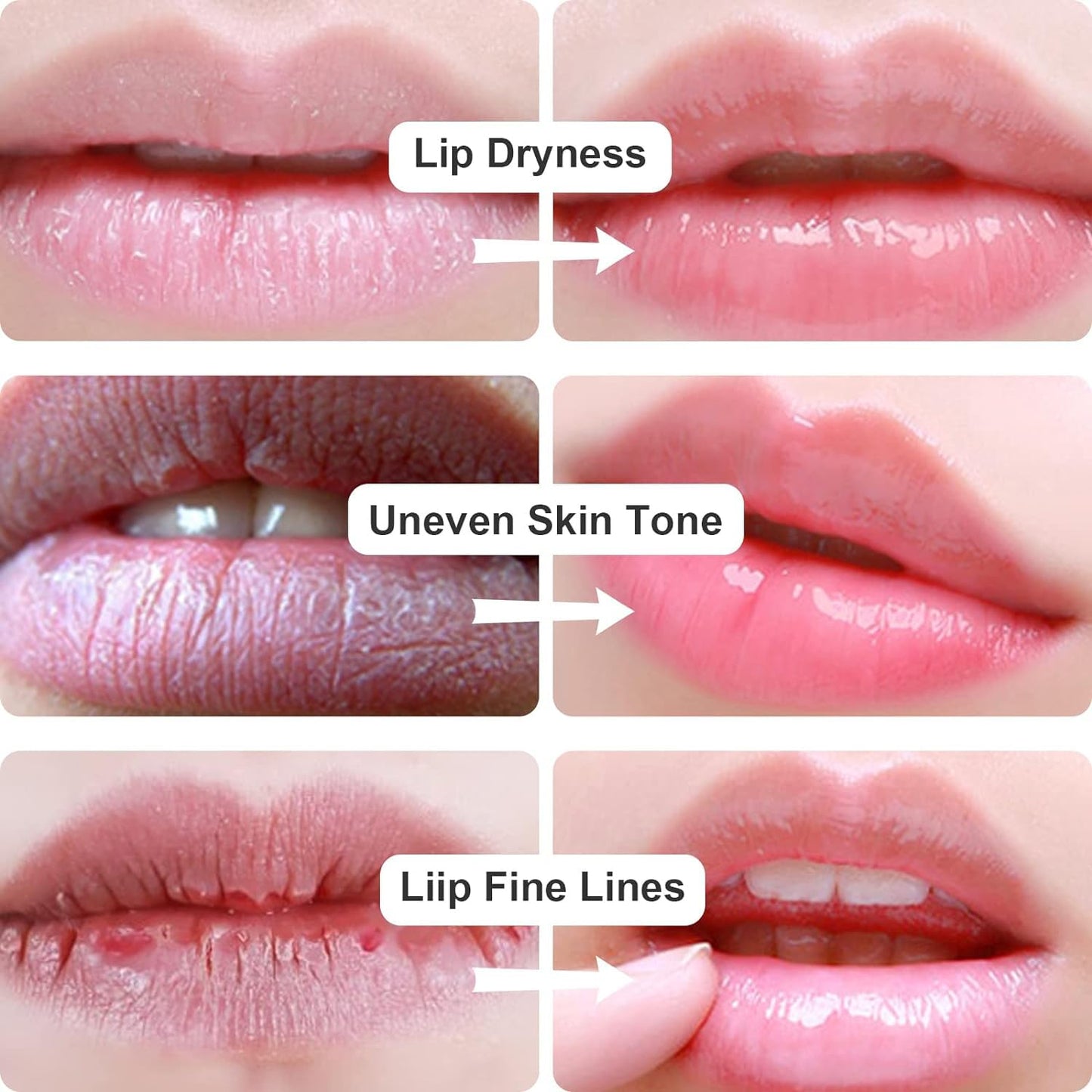 30 Pairs Lip Masks & 24K Gold Eye Masks, Crystal Collagen Eye Patches for Puffy Eyes, Gold Under Eye Mask for Puffy Eyes and Dark Circles, Treatments Under Eye Bags, Reducing Fine Lines and Wrinkles