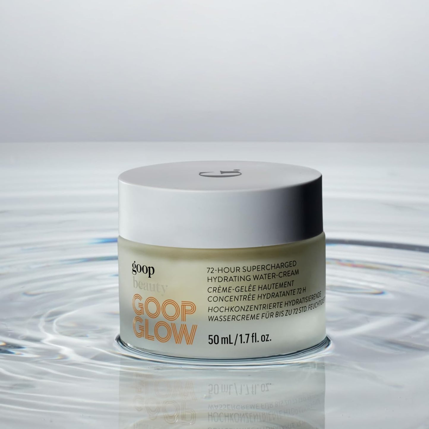 goop Beauty 72-Hour Hydrating Water Cream | Matte Moisturizer for All Skin Types | Niacinamide & Fermented Astragalus Root | Hydrating Face Lotion to Plump, Firm & Reduce the Look of Pores | 1.7 fl oz