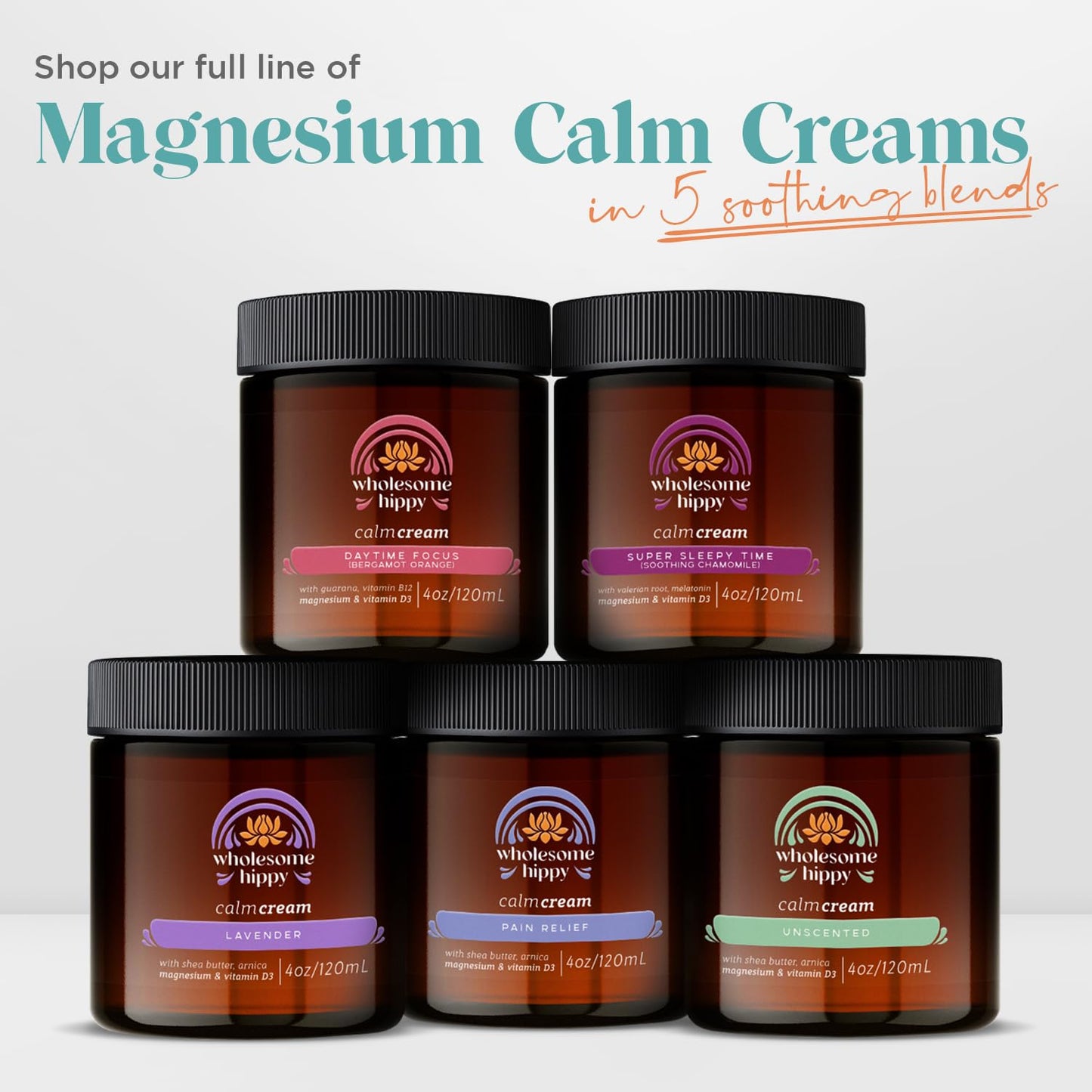 Super Sleepytime Calm Cream – Nighttime Body Butter with Magnesium, Melatonin, Valerian & Chamomile – Soothing Vegan Moisturizer for Bedtime Routine – 4oz