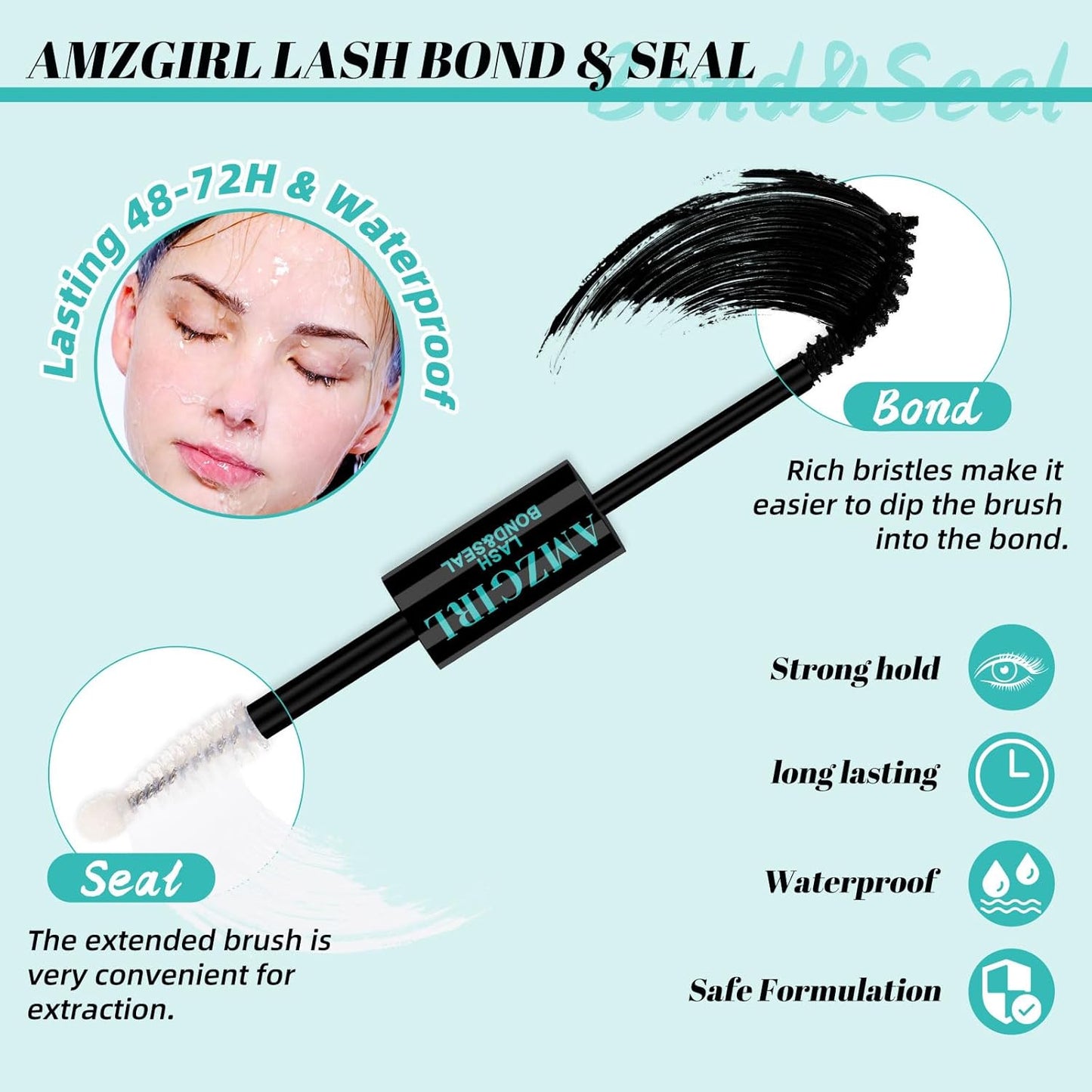 Lash Clusters Kit 320Pcs,30D 40D Eyelash Extension Kit,Lash Bond and Seal Waterproof,Lash Remover for Individual Cluster Lashes Kit,Lash Applicator Tool for DIY Lash Extension Kit(D-Mix9-16mm Kit)
