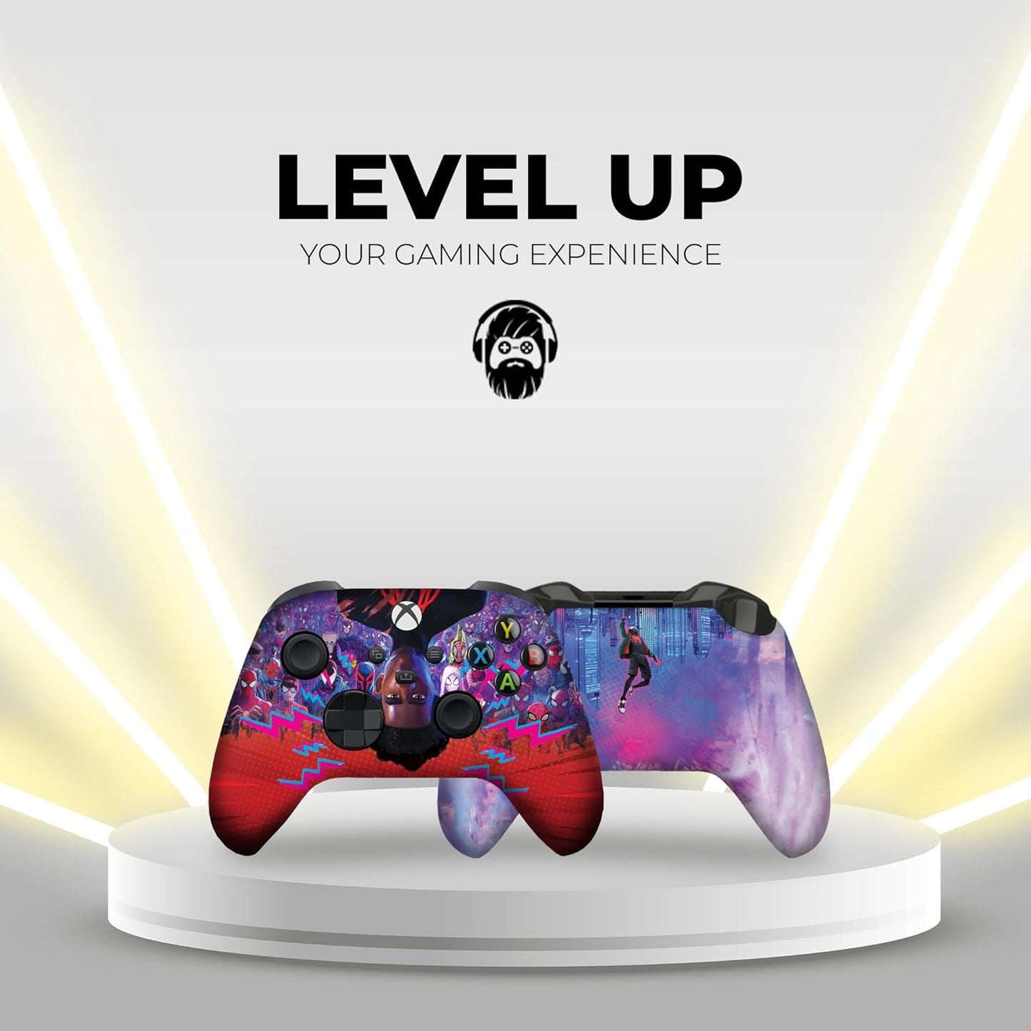 DreamController Milles Moralles Spiidervers Custom X-box Controller Wirelless compatible with X-box One/Series X/S Proudly Customized in USA with Permanent HYDRO-DIP (NOT JUST A SKIN)