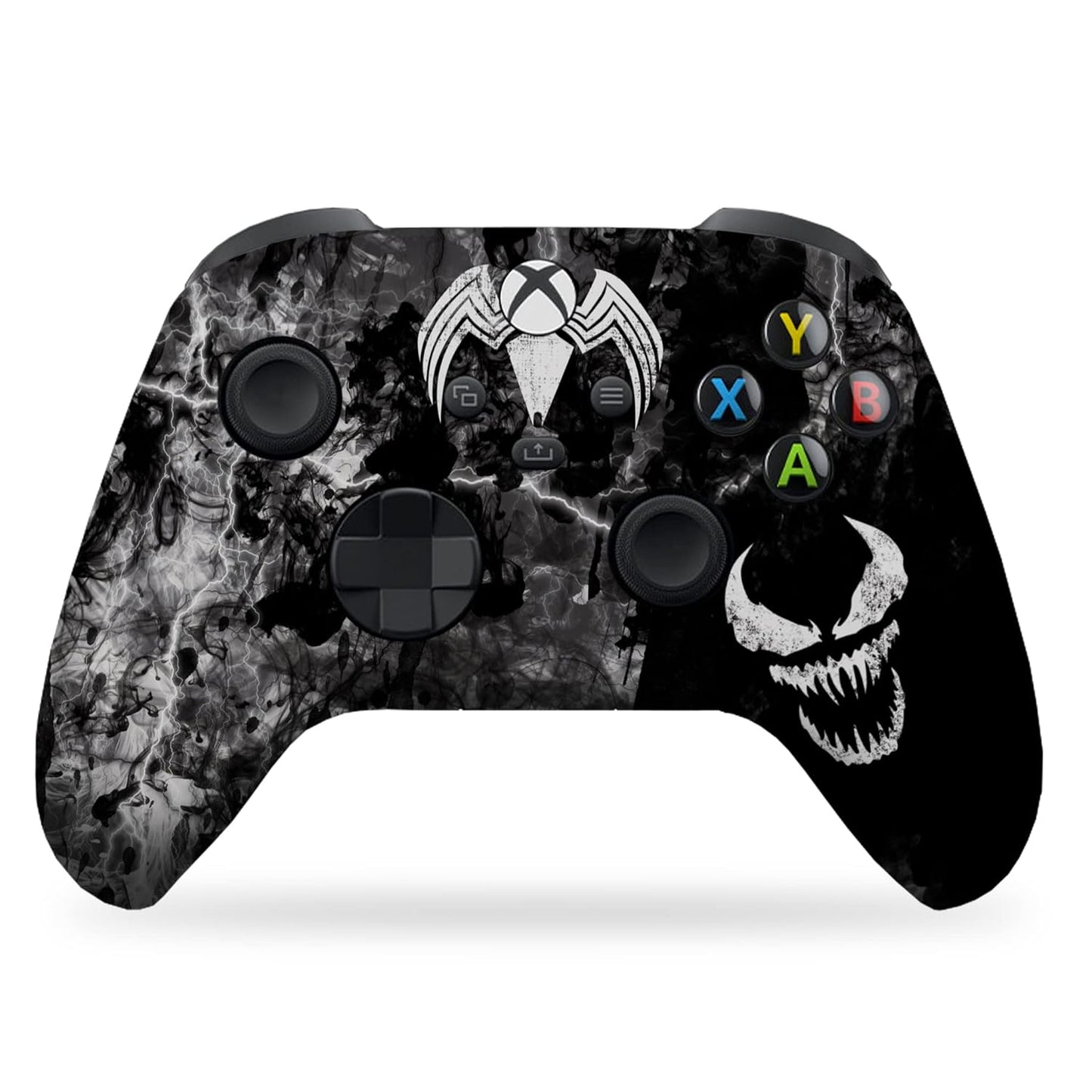 DreamController Vennom Custom X-box Controller Wireless compatible with X-box One/Series X/S Proudly Customized in USA with Permanent HYDRO-DIP Printing (NOT JUST A SKIN)