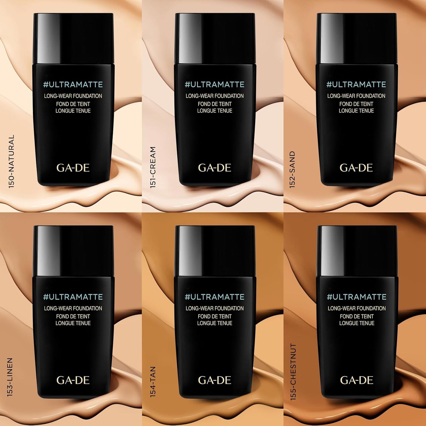 Ultramate Long-Wear Foundation, 152 - Sweat-Resistant and No-Transfer Cream Foundation - Face Makeup for Flawless Ultra-Matte Finish - 1 oz