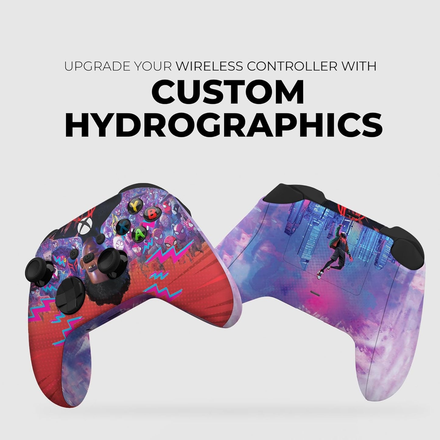 DreamController Milles Moralles Spiidervers Custom X-box Controller Wirelless compatible with X-box One/Series X/S Proudly Customized in USA I Permanent HYDRODIP (NOT JUST A SKIN)(MODDED)