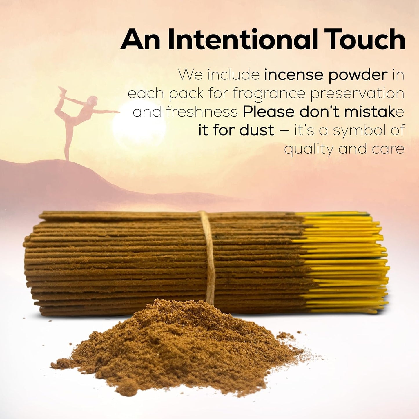 100% Natural Copal Incense Sticks 100 gm Pack, Charcoal Free –– Organic Non Toxic Insence Sticks, Made with Flowers - Meditation Gifts for Spiritual Cleansing