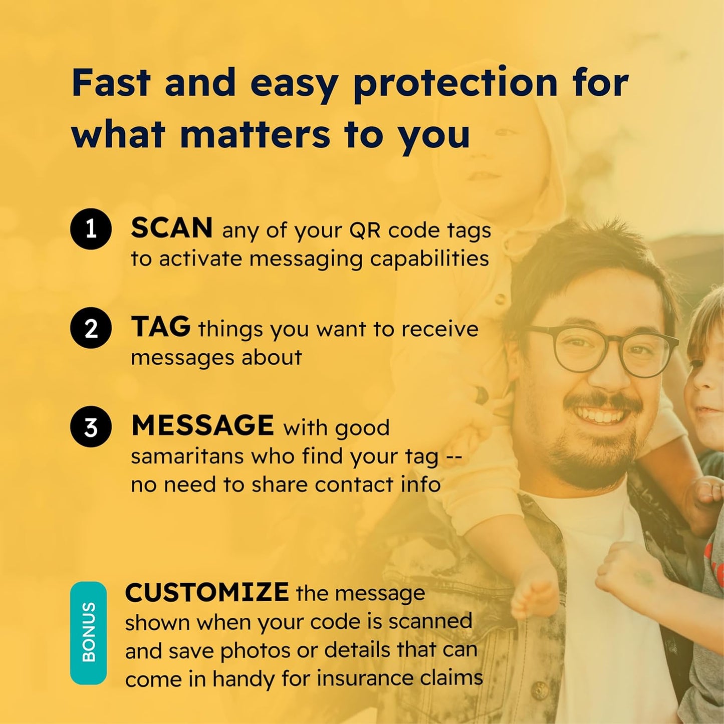 Lost Item QR Code Stickers | Customizable QR Code Labels for Storage, Moving, Recovery