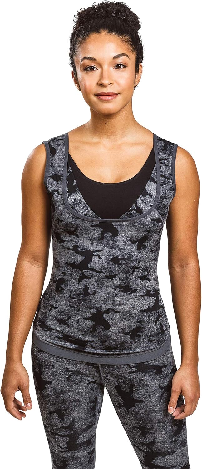 Sweat Shaper Premium Sauna Tank Top For Women, Slimming Sauna Shirt For Women, Sweat Vest for Workouts