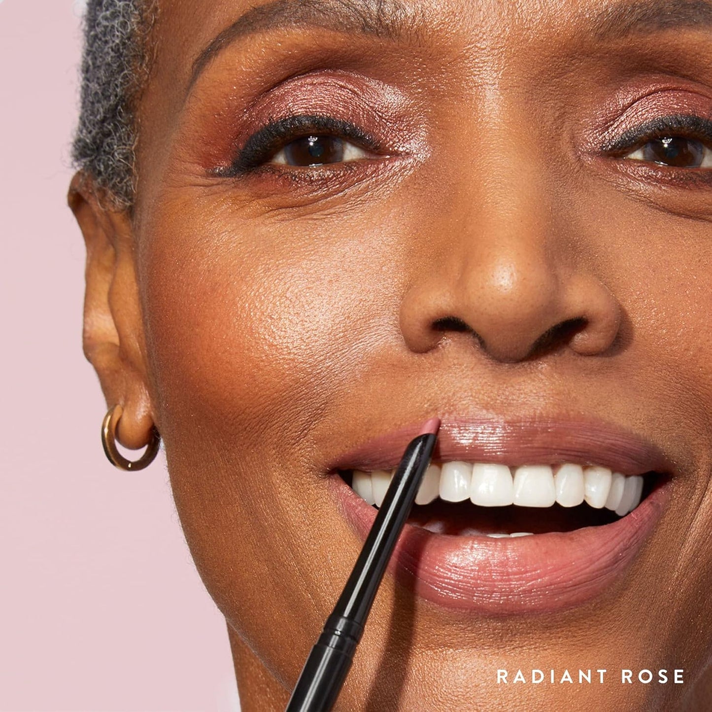 LAURA GELLER NEW YORK Modern Classic Lip Liner, Luxurious Creamy Long Lasting Lip Liner, Prevents Feathering and Fading, Radiant Rose