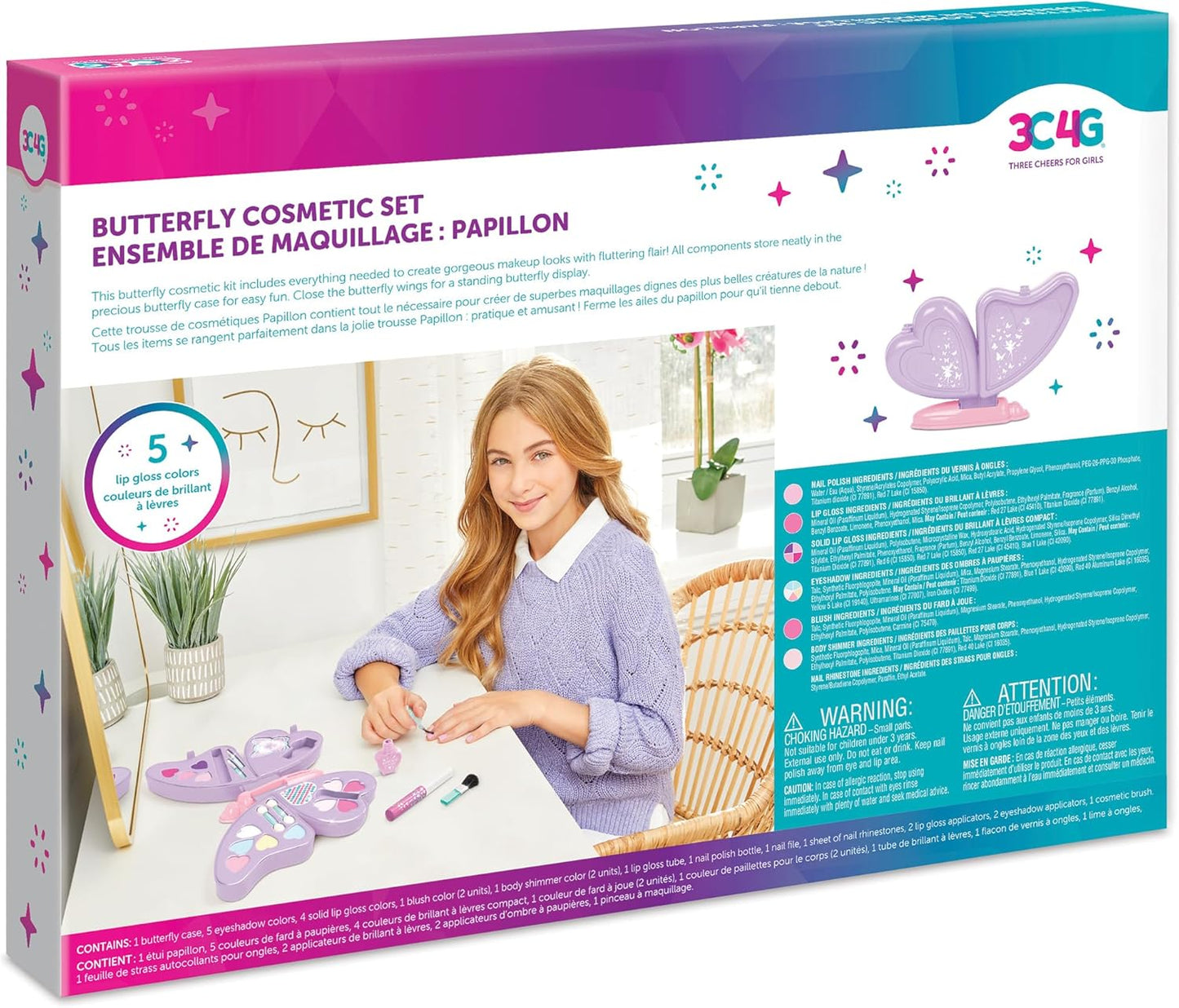 Make It Real Butterfly Cosmetic Set