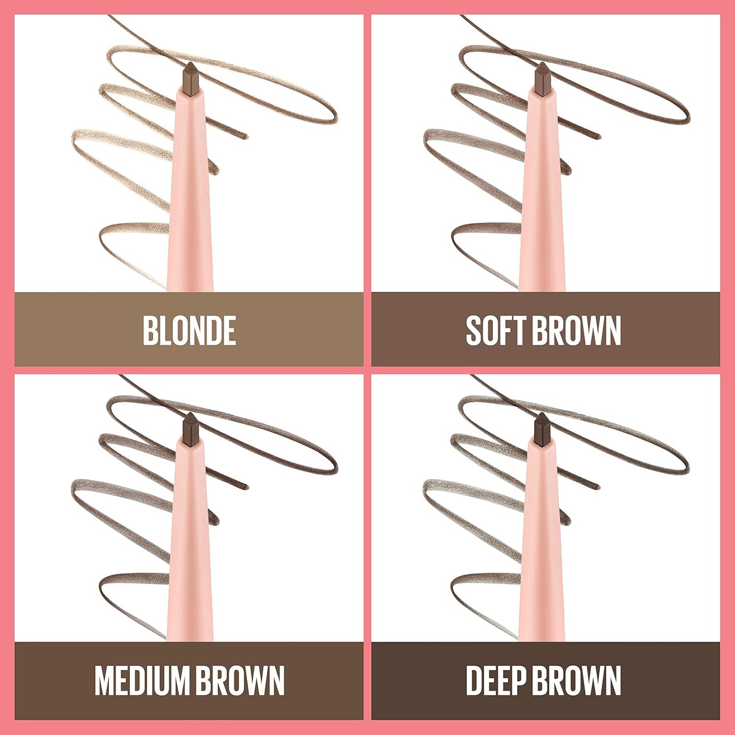 Maybelline Total Temptation Eyebrow Definer Pencil, Soft Brown, 1 Count
