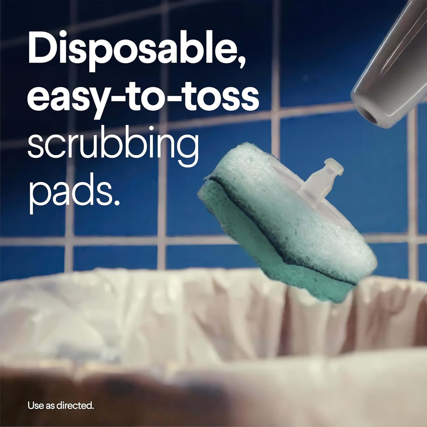 Clorox ToiletWand, Disinfecting Wand Refill Heads - Rainforest Rush, 10 Count (Package May Vary)