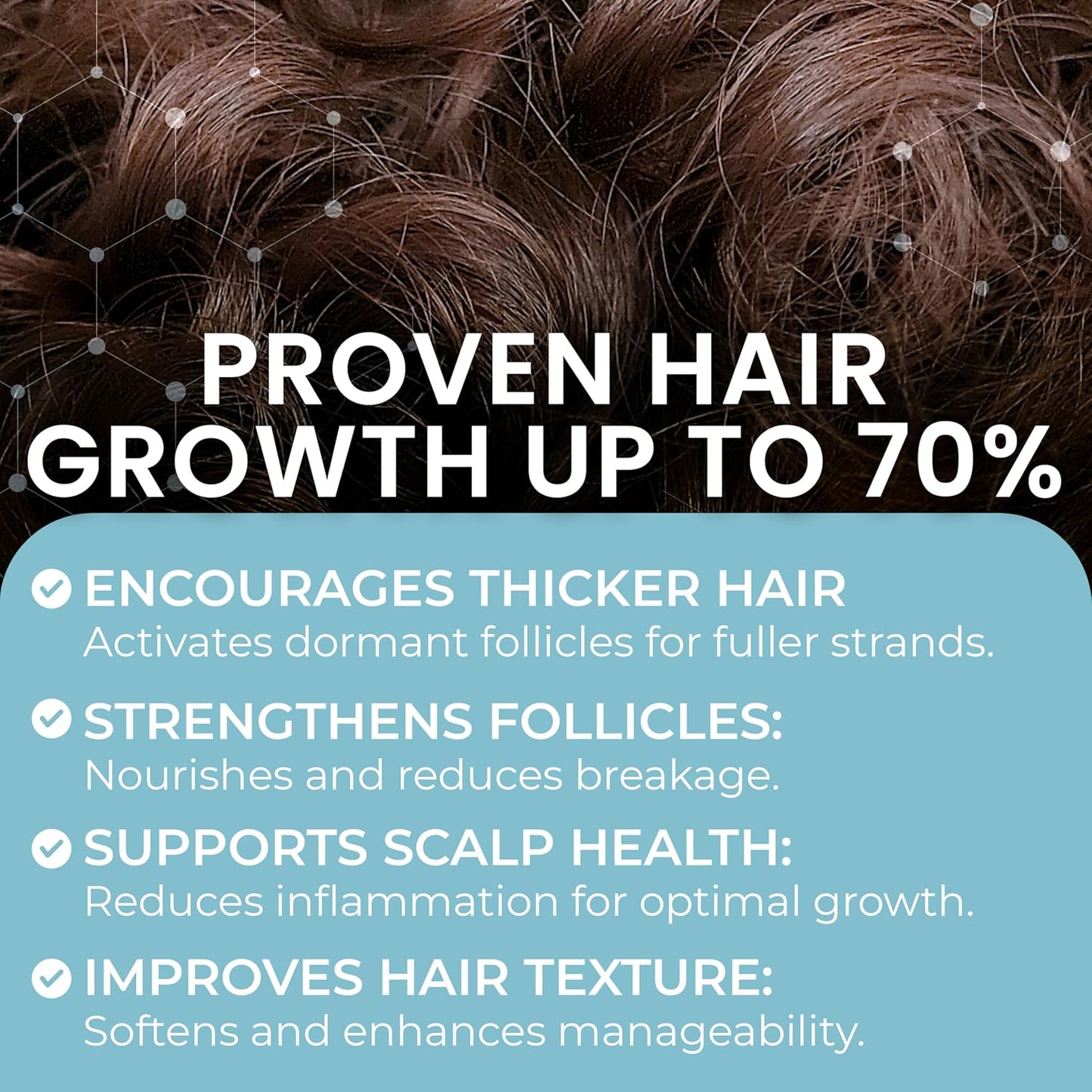 Hair Growth Vitamins Hair Regrowth For Men | Supports Beard And Scalp Strength | Helps Reduce Thinning And Breakage | Fast-Acting Formula To Boost Volume | 60 Capsules