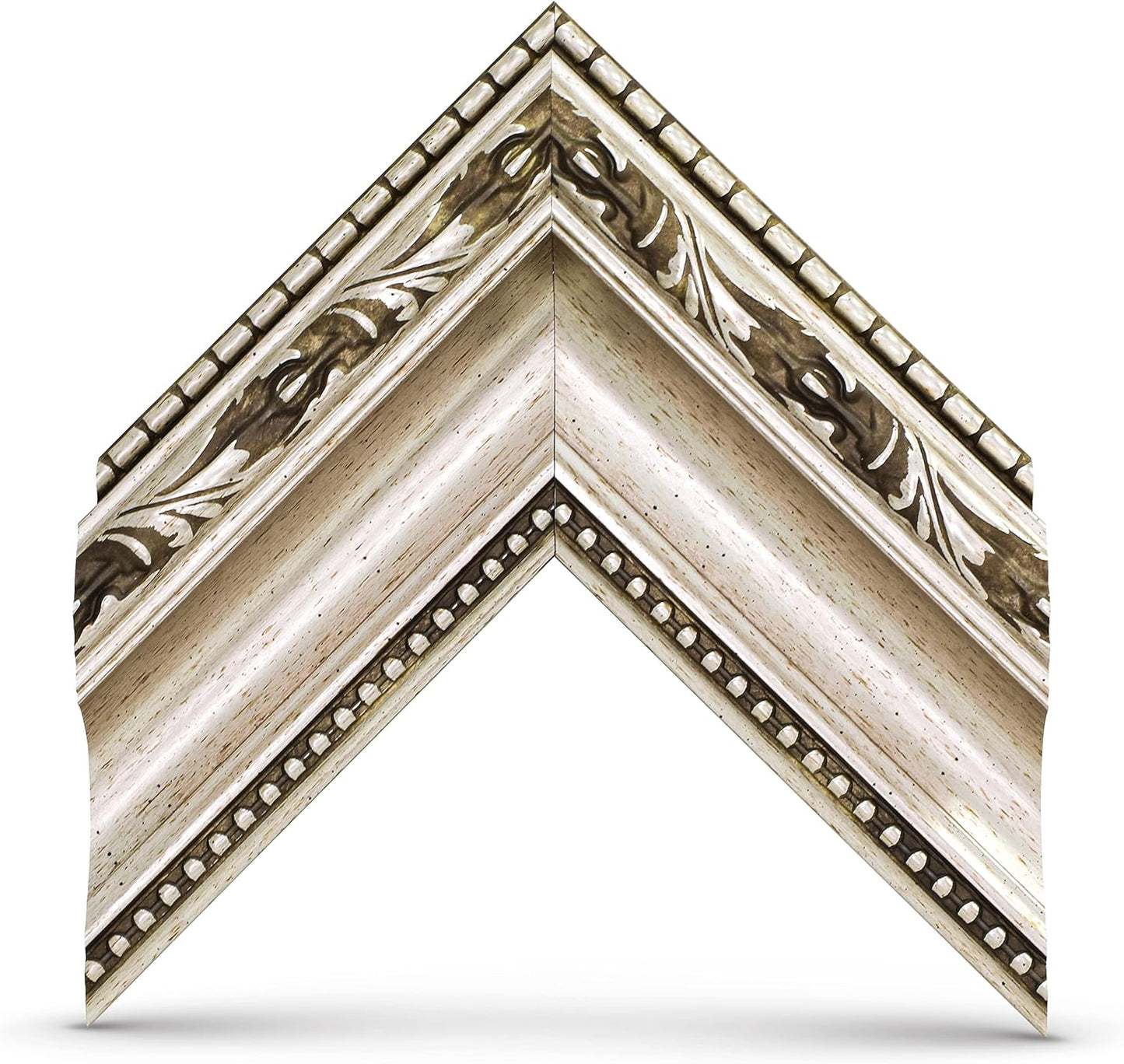 Ornate Silver 65" Premiere Deco TV Frame - Compatible ONLY with Samsung The Frame TV and Pro TVs (Fits 2021-2025, LS03A, LS03B,LS03C,LS03D,LS03FA,LS03FW)